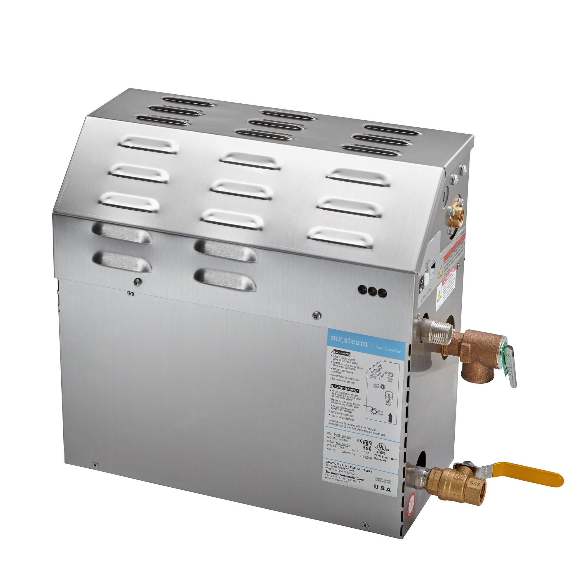 steam007 Mr. Steam MS400R2401X MS 9 kW (9000 W) Steam Shower Generator of