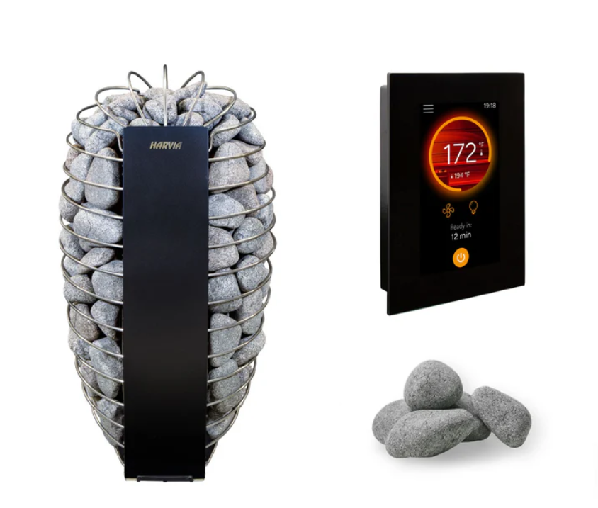 Harvia Spirit Sauna Heater With Rocks and WiFi Control Harvia