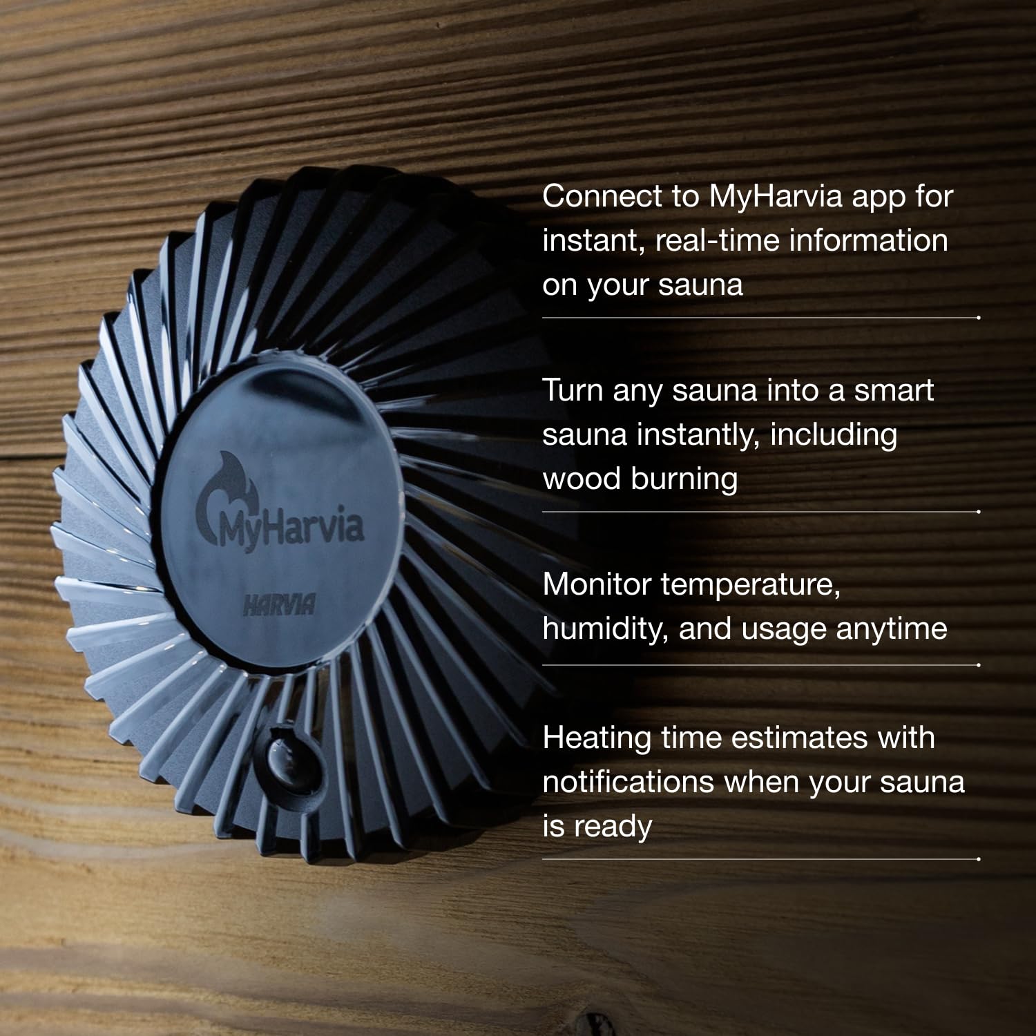Harvia Smart Sensor for Sauna Heaters, Compatible with Electric & Wood Stoves Harvia