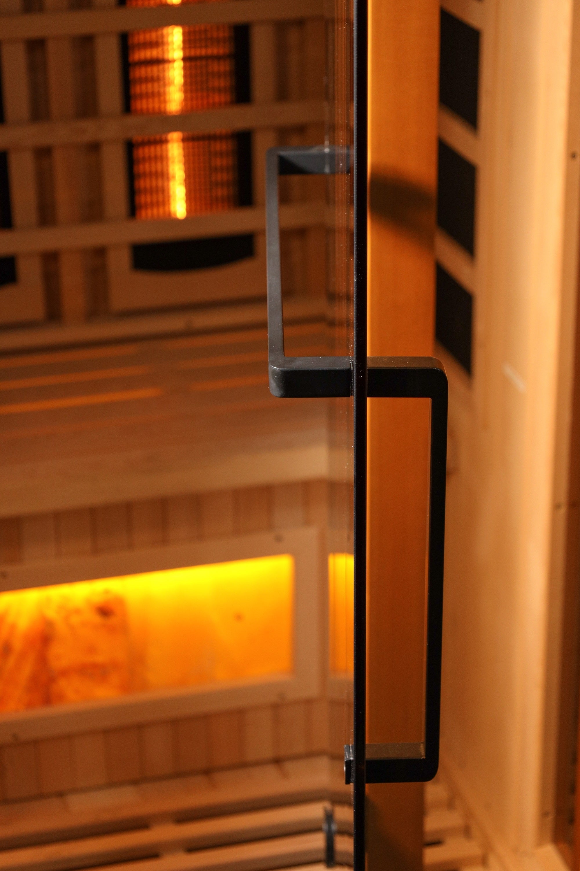 Golden Designs 3-Person Full Spectrum Infrared Sauna with Himalayan Salt Bar Golden Designs Inc