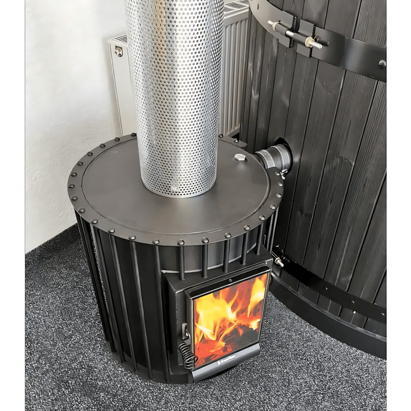 Almost Heaven Legend Dual-Temperature Wood-Fired Hot Tub and Plunge Almost Heaven - Harvia