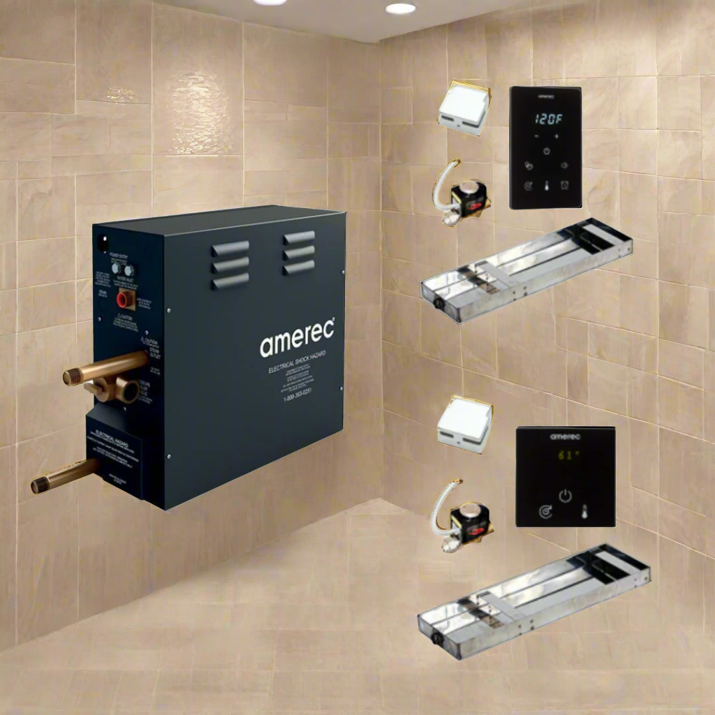 Amerec AK Series All-In-One Steam Shower Package Generator and Control Package Amerec