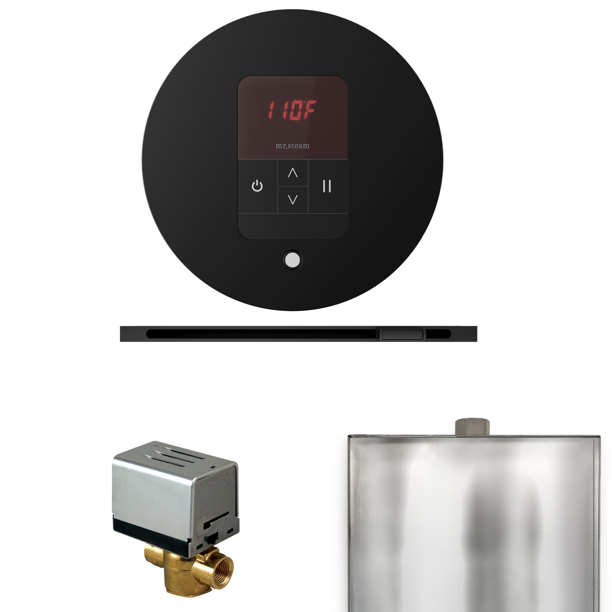 Mr. Steam Basic Butler Steam Shower Control Package with iTempo Control and Linear Steamhead Mr. Steam