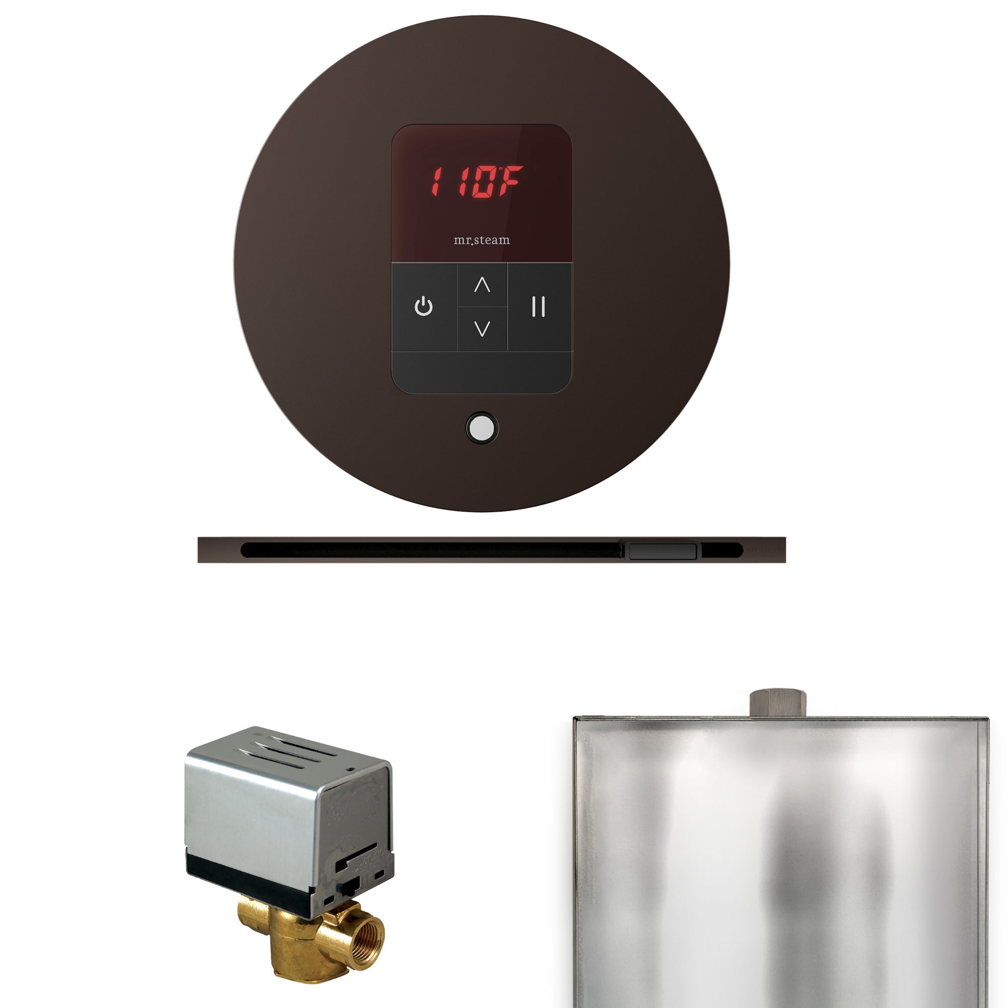 Mr. Steam Basic Butler Steam Shower Control Package with iTempo Control and Linear Steamhead Mr. Steam