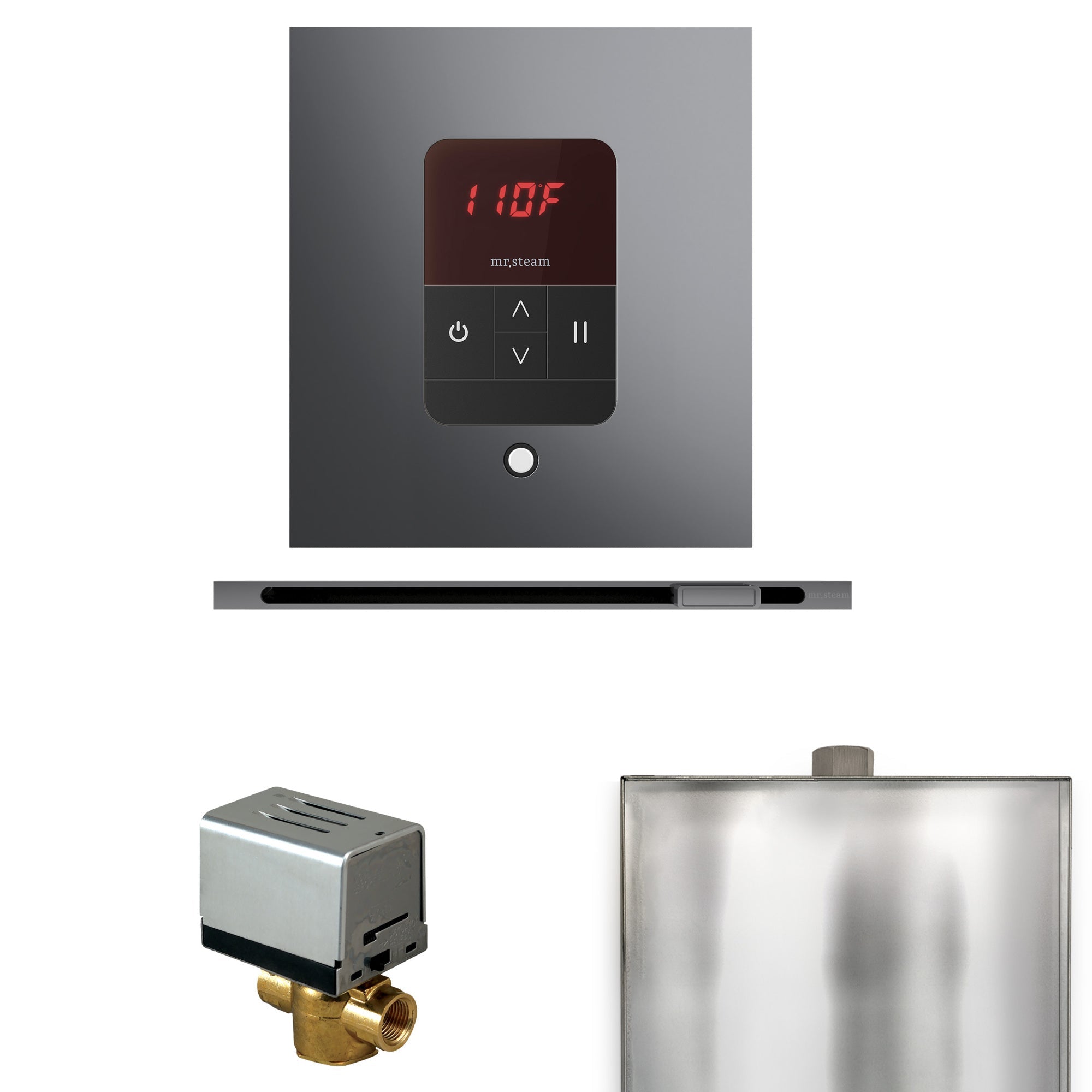Mr. Steam Basic Butler Steam Shower Control Package with iTempo Control and Linear Steamhead Mr. Steam
