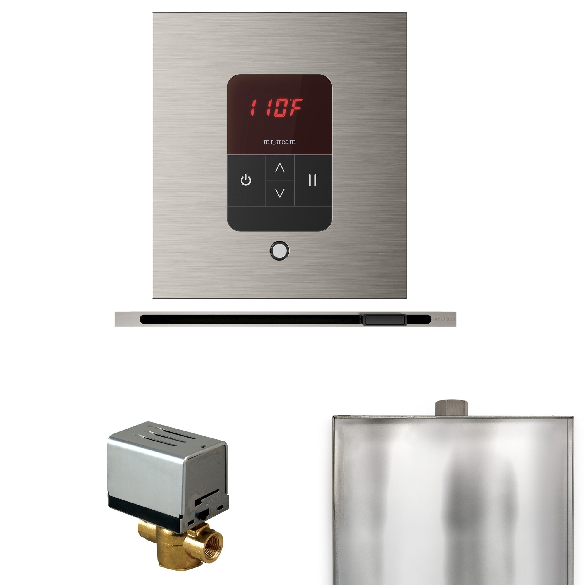 Mr. Steam Basic Butler Steam Shower Control Package with iTempo Control and Linear Steamhead Mr. Steam