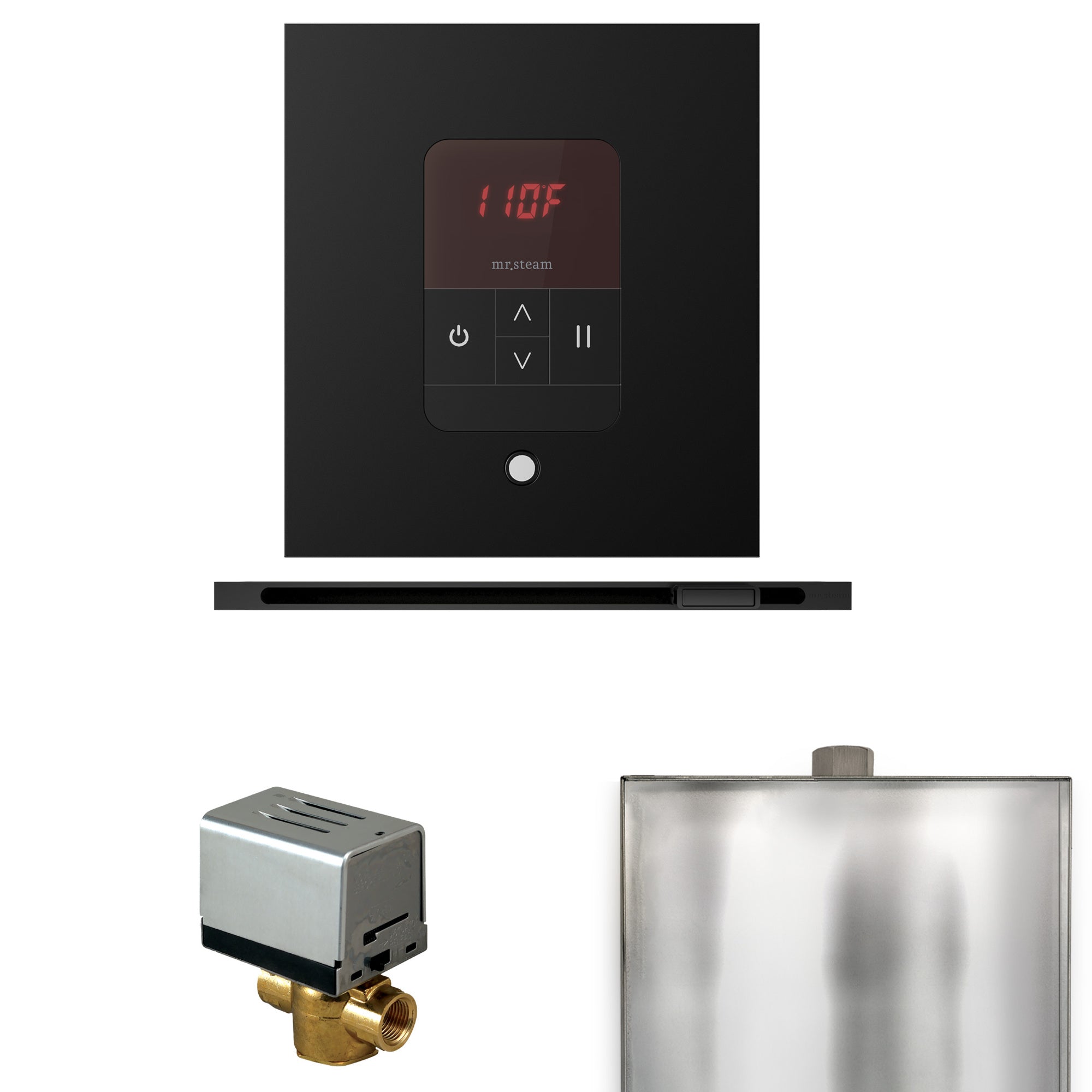 Mr. Steam Basic Butler Steam Shower Control Package with iTempo Control and Linear Steamhead Mr. Steam