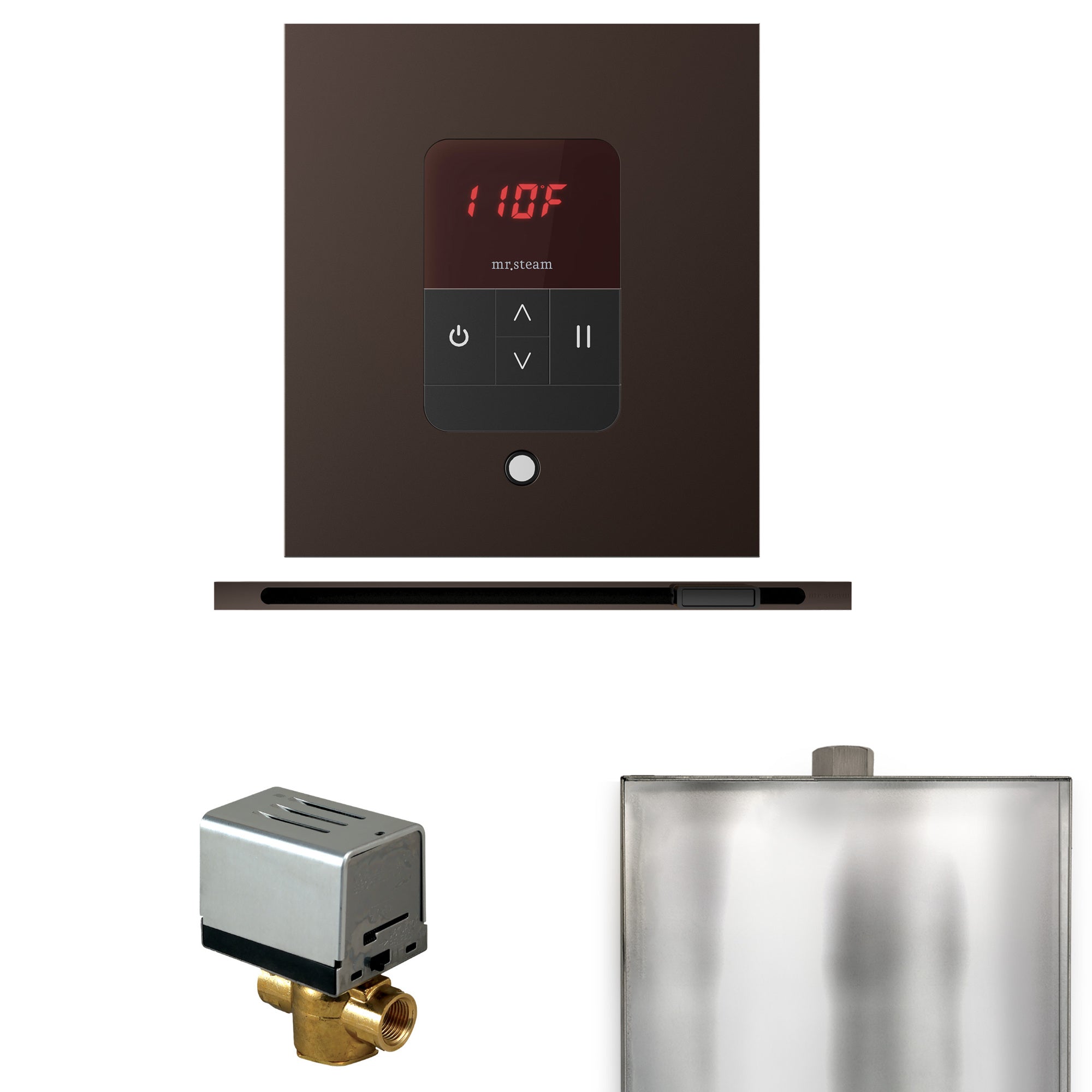 Mr. Steam Basic Butler Steam Shower Control Package with iTempo Control and Linear Steamhead Mr. Steam