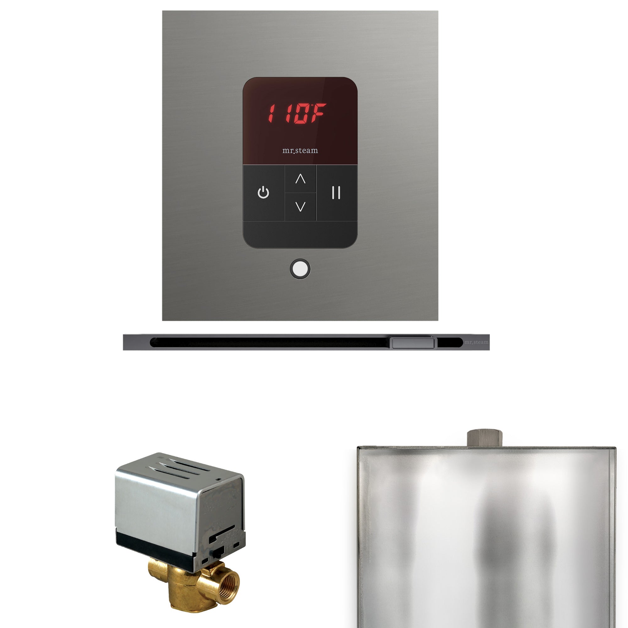 Mr. Steam Basic Butler Steam Shower Control Package with iTempo Control and Linear Steamhead Mr. Steam