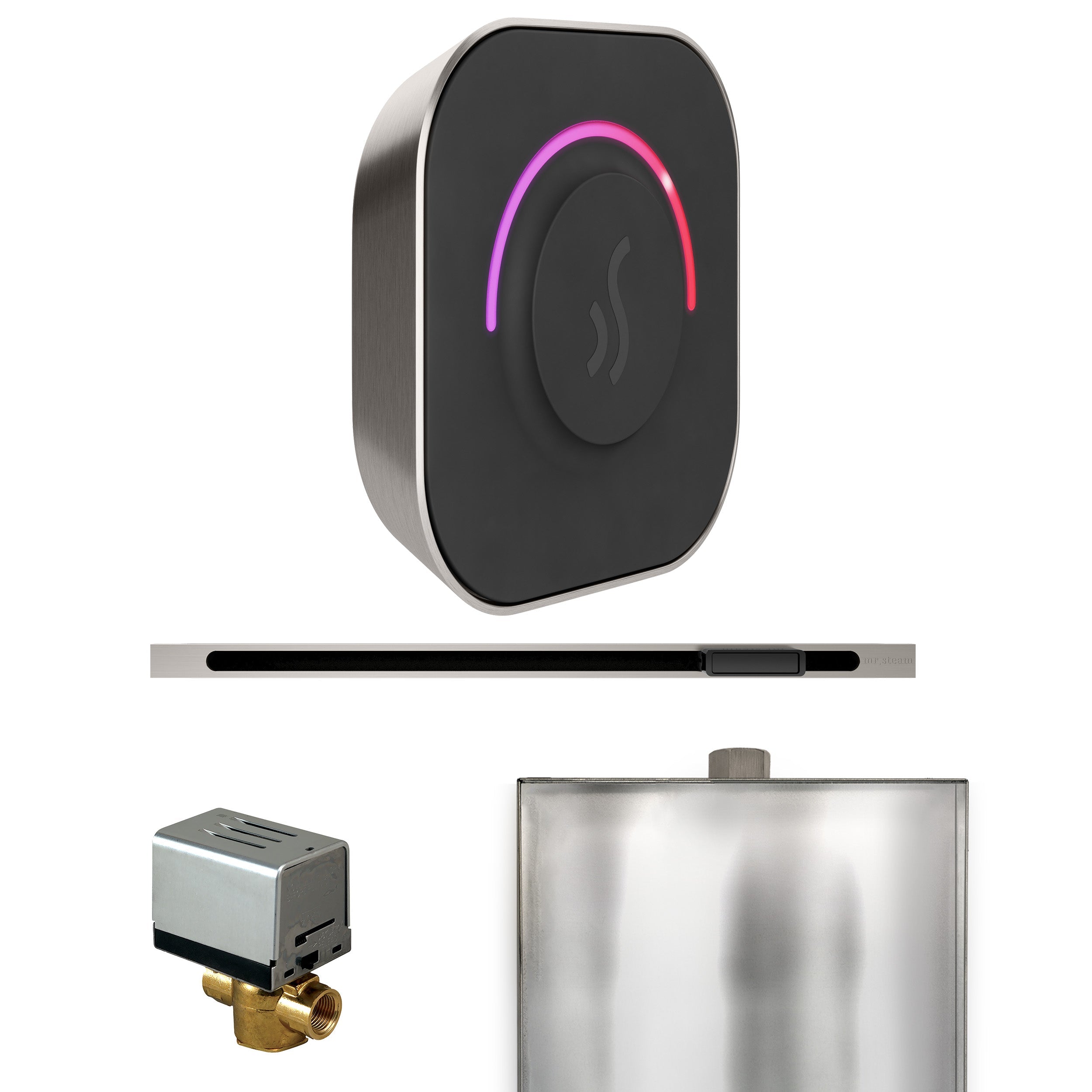 Mr. Steam ButlerTouch Steam Shower Control Package with TempoTouch Control and Linear Steamhead Mr. Steam