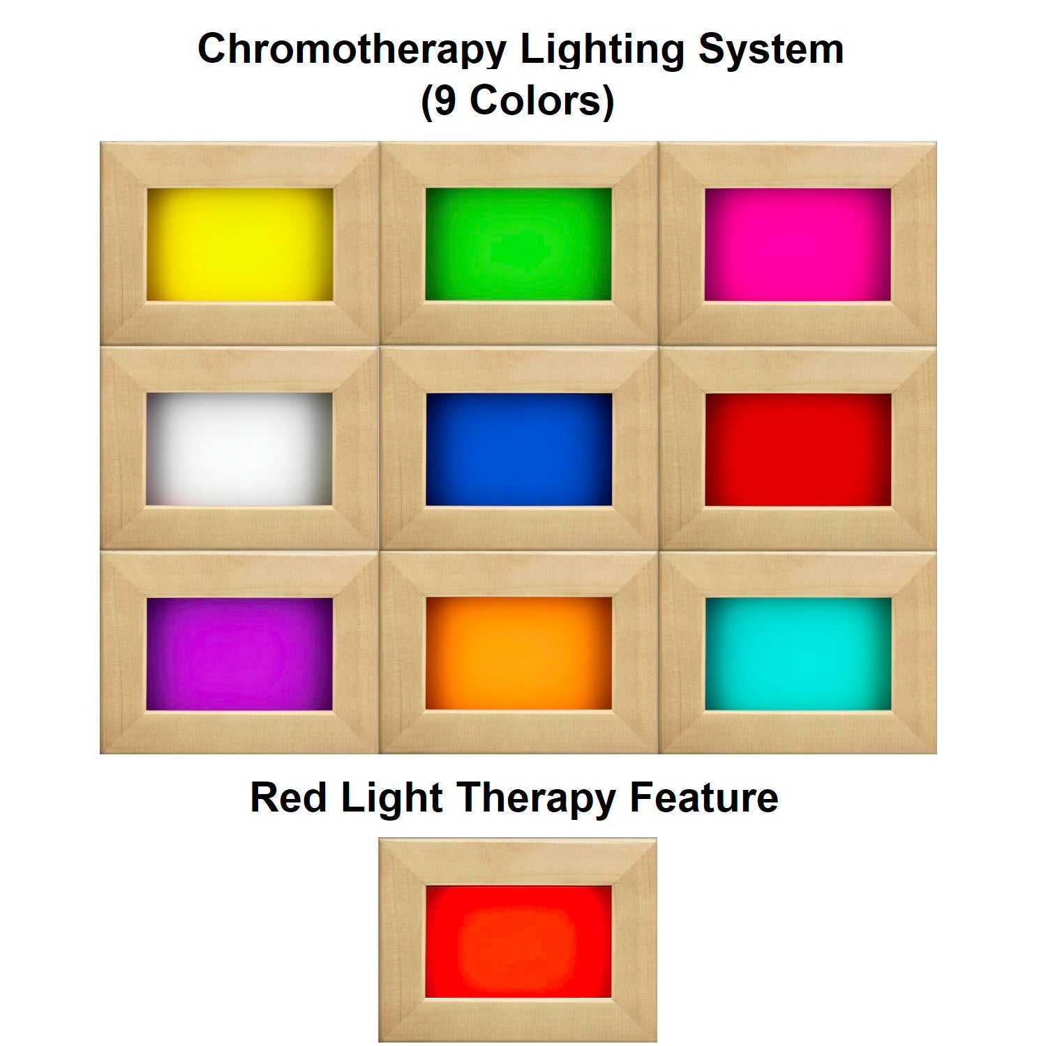 Dynamic San Marino Elite 2-Person Ultra Low EMF Far Infrared Sauna with Chromotherapy Golden Designs Inc (NA)