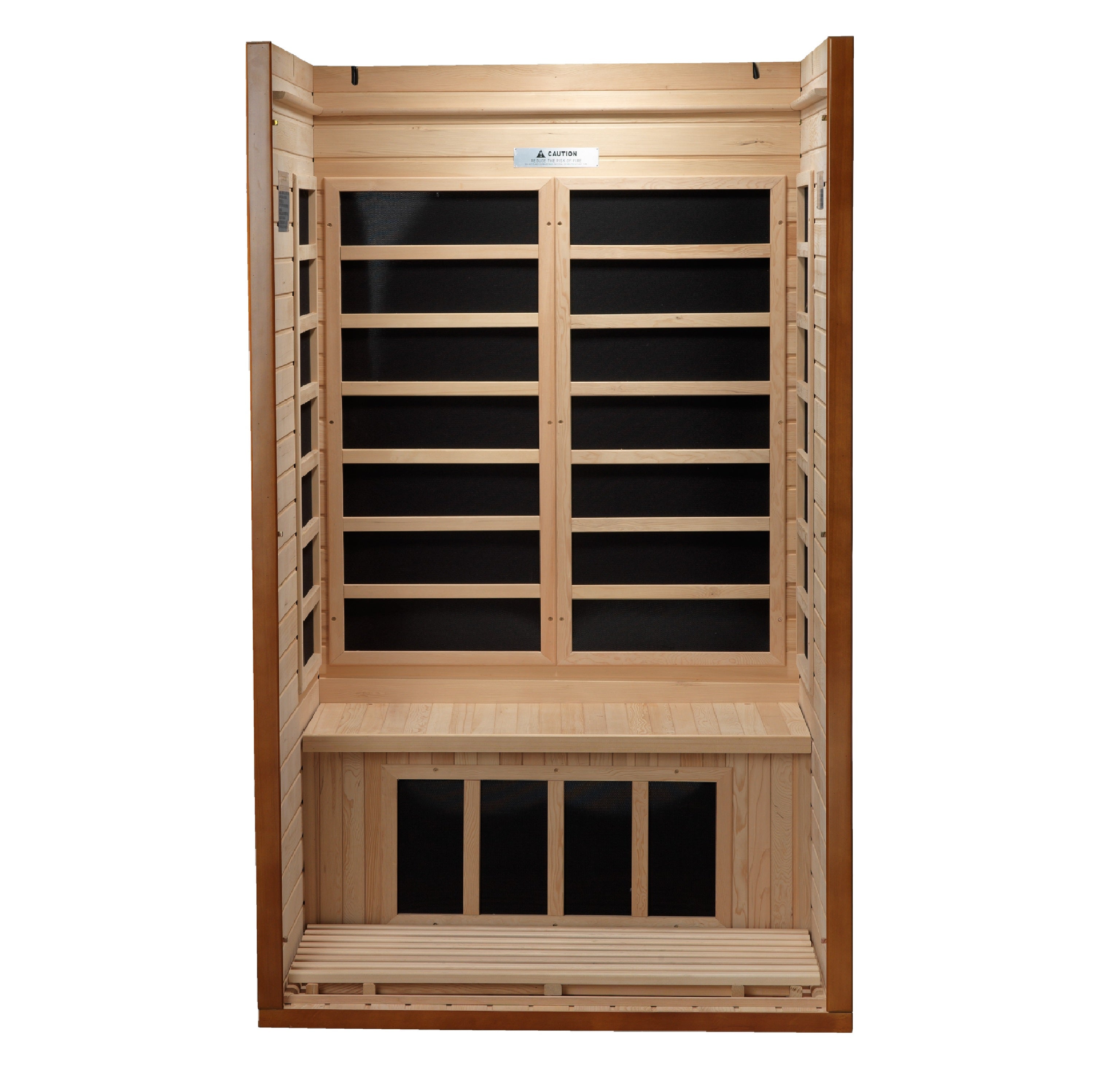 Dynamic Barcelona 1-2 Person Low EMF Far Infrared Sauna with Chromotherapy & Red Light Golden Designs Inc