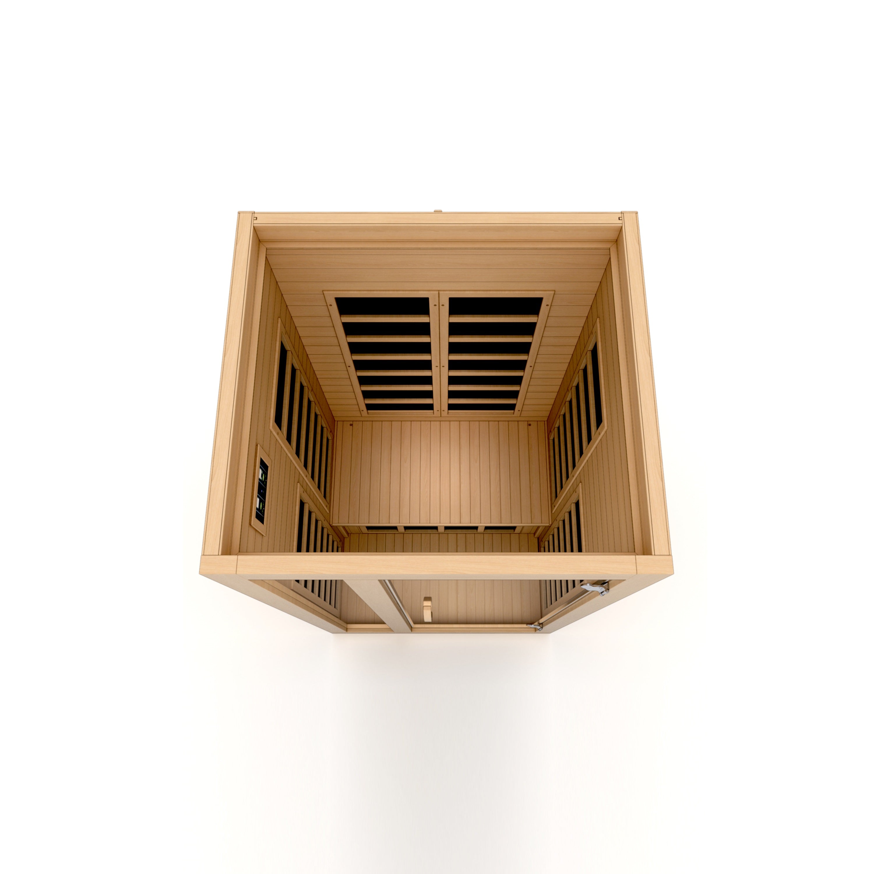 Dynamic Gracia 1-2 Person Ultra Low EMF FAR Infrared Sauna Elite Golden Designs Inc