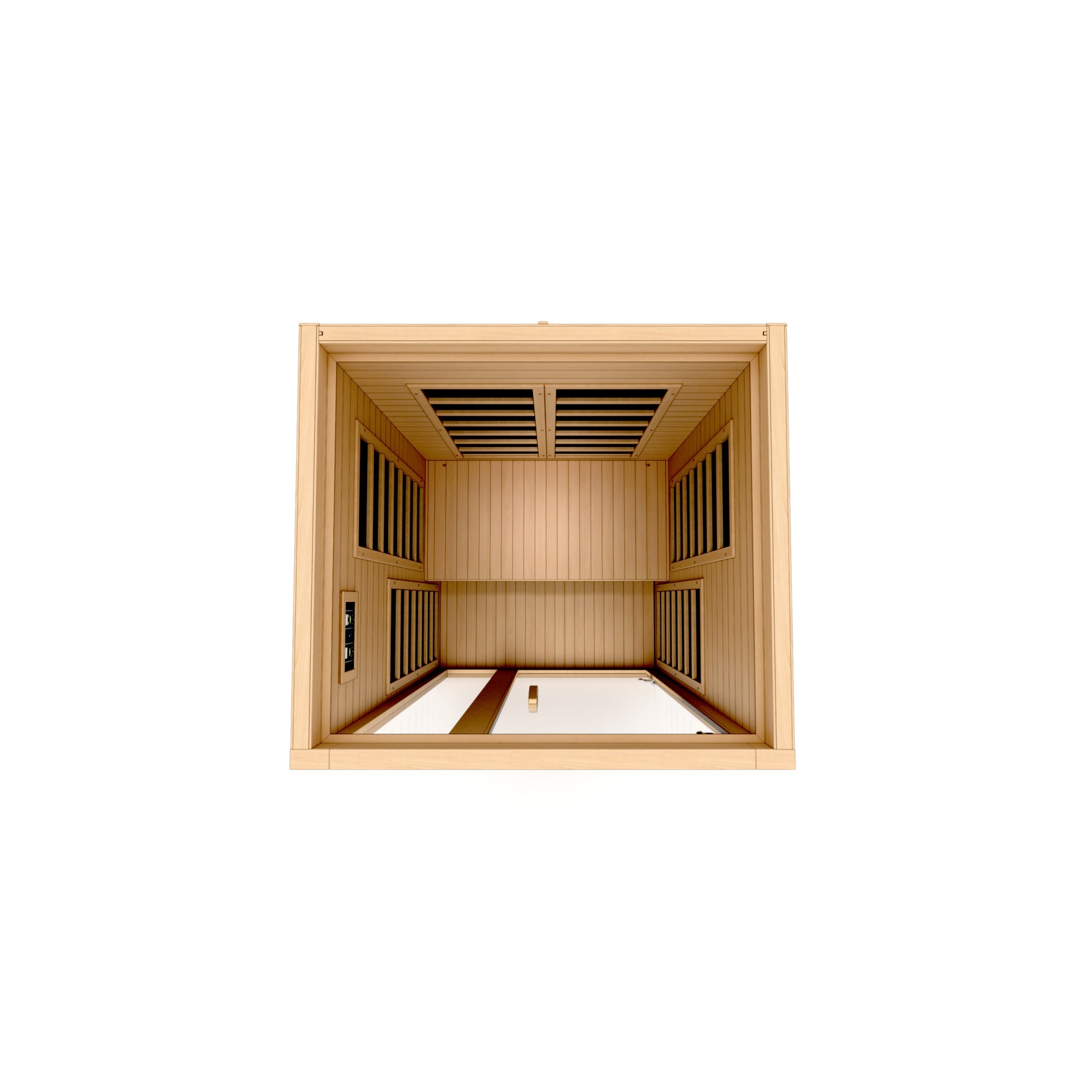 Dynamic Gracia 1-2 Person Ultra Low EMF FAR Infrared Sauna Elite Golden Designs Inc