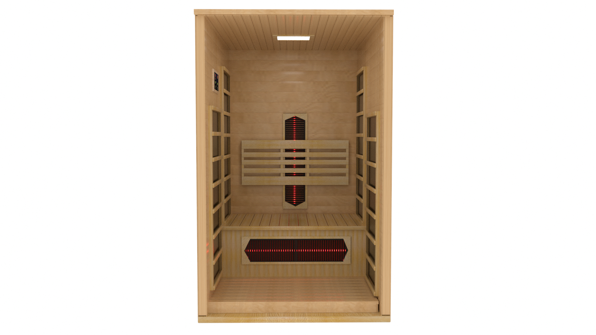 Dynamic Gracia 1-2 Person Full Spectrum Near Zero EMF FAR IR Sauna Golden Designs Inc