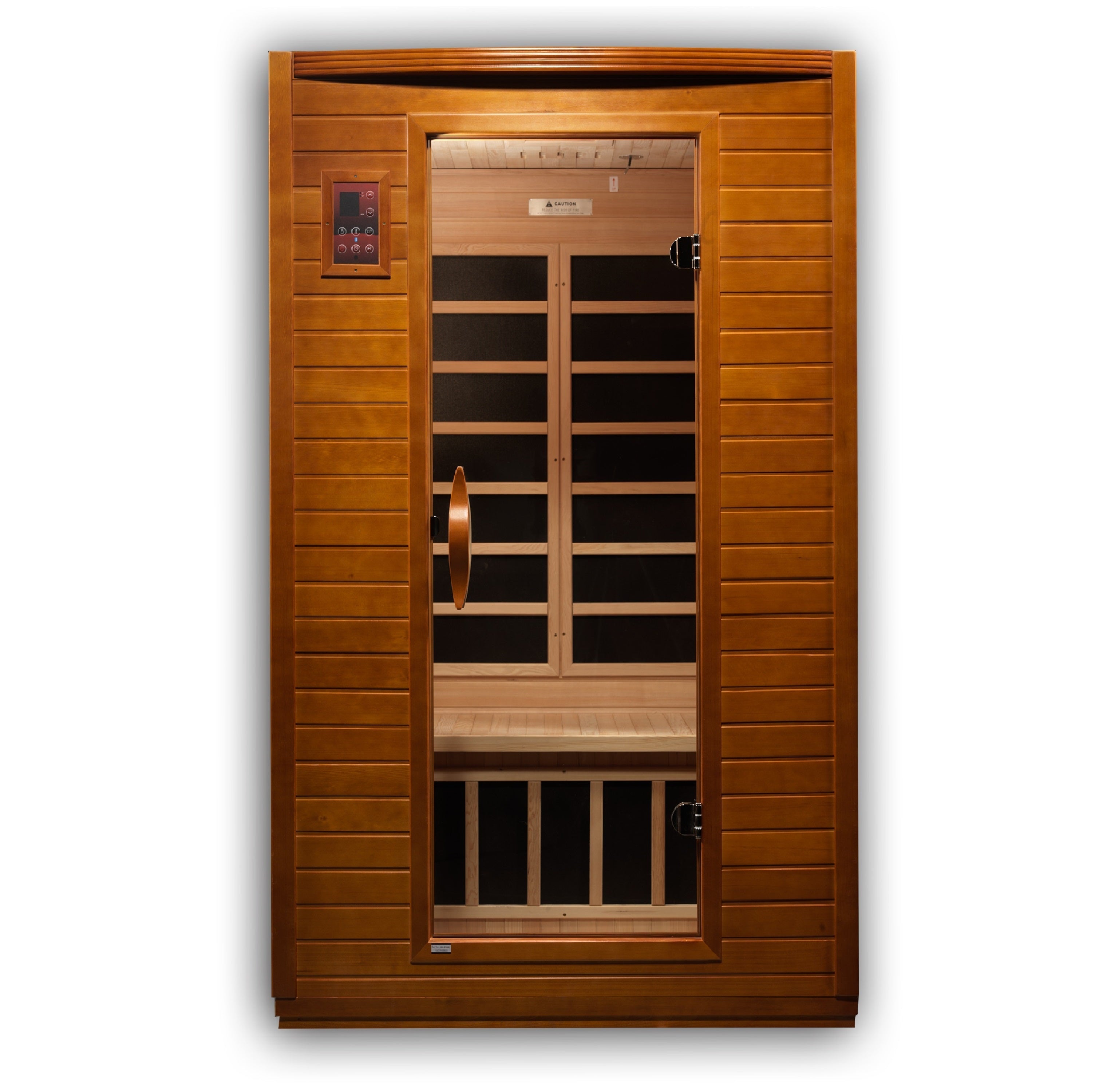 Dynamic Versailles 2-Person Low EMF Far Infrared Sauna with Chromotherapy & Red Light Golden Designs Inc