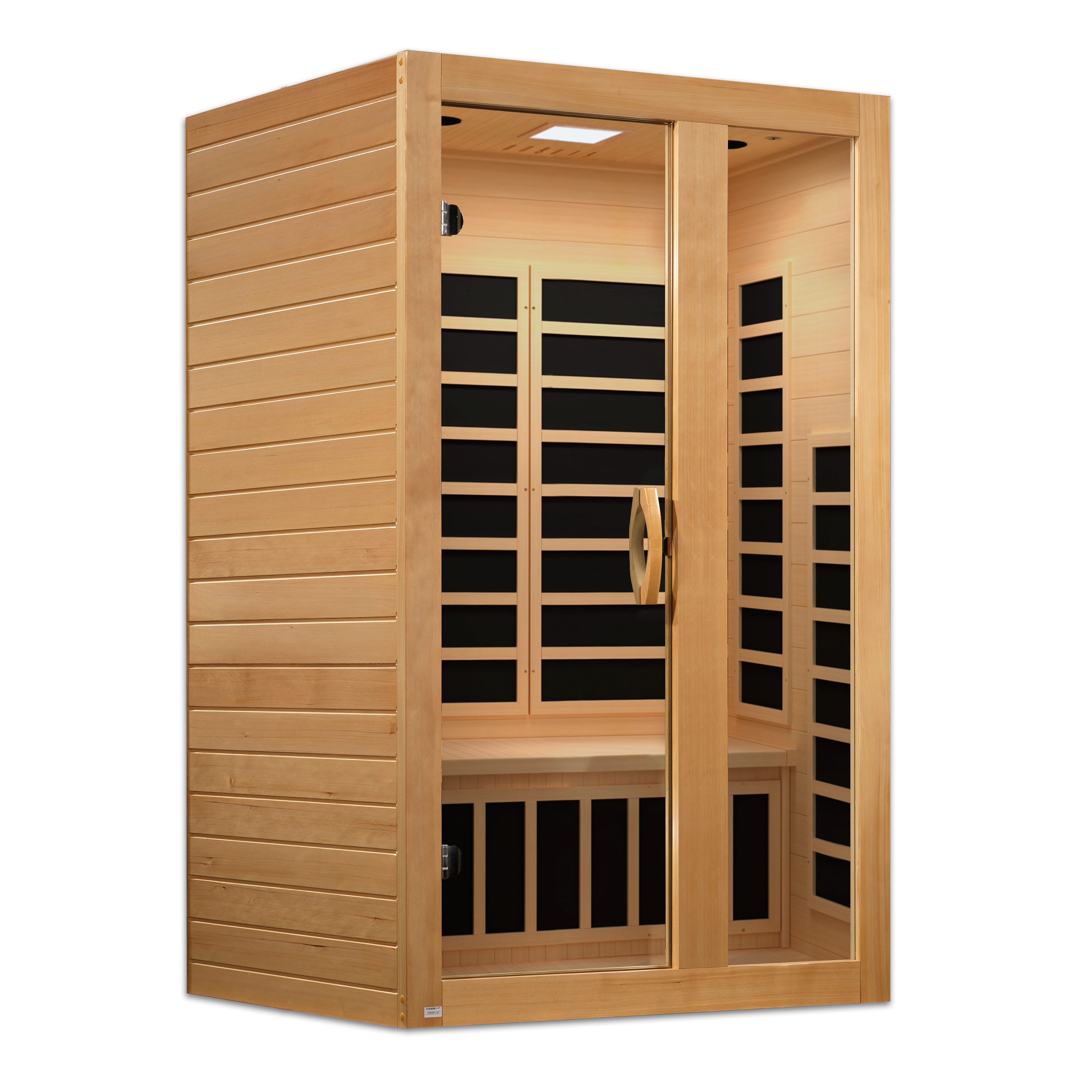 Dynamic Serena 2-Person Ultra Low EMF FAR Infrared Home Sauna - 2026 Model Golden Designs Inc