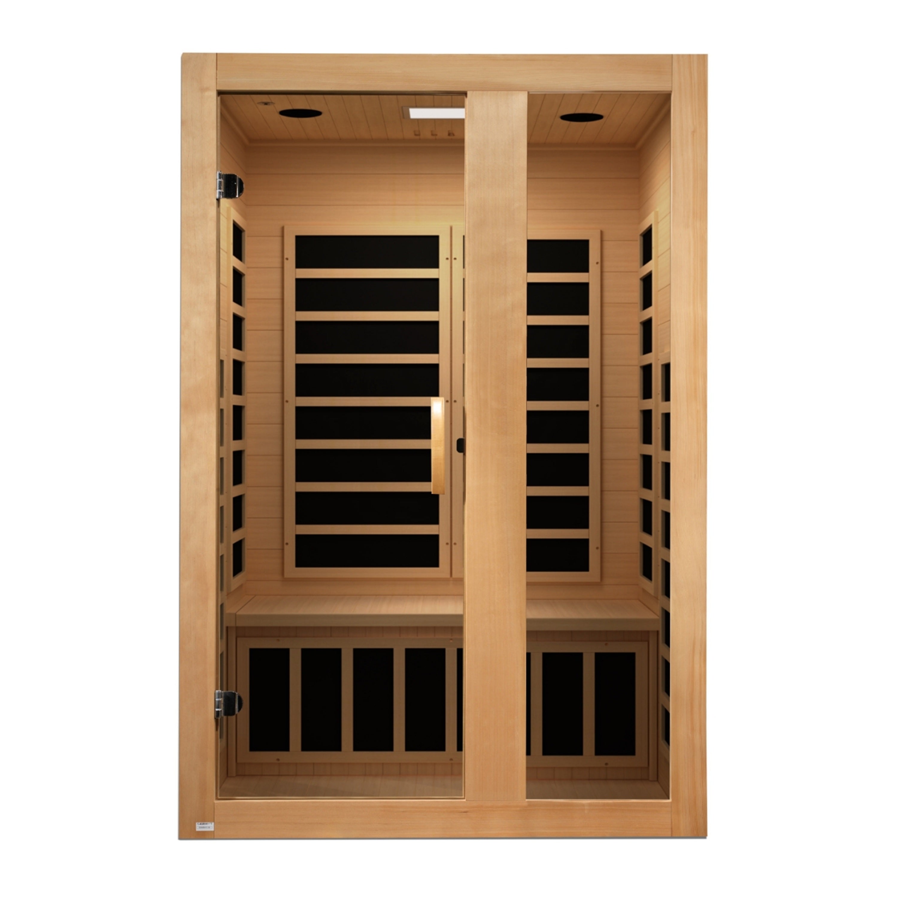 Dynamic Serena 2-Person Ultra Low EMF FAR Infrared Home Sauna - 2026 Model Golden Designs Inc