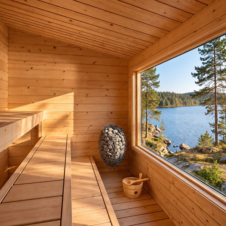 Dundalk Canadian Timber Avalon Outdoor Sauna White Cedar Retreat