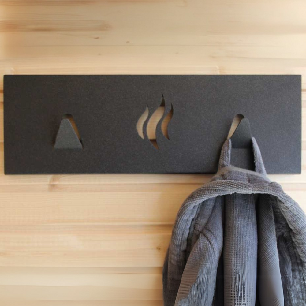 Rackl Robe EOS Towel & Robe Rack Black 14-947767 - ArtofSteamCo