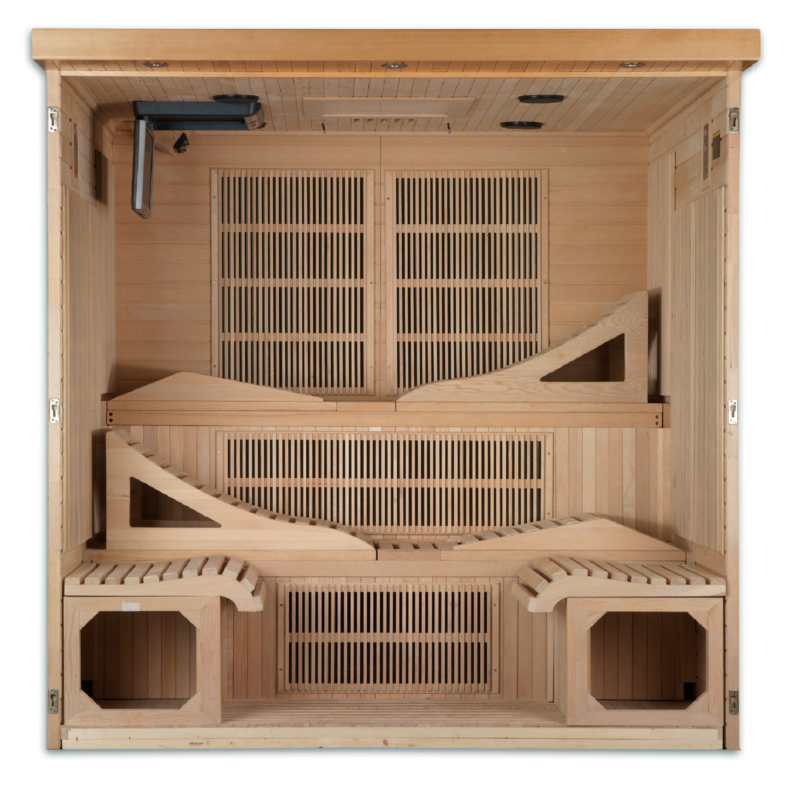 Golden Designs Monaco Elite 6-Person Near Zero EMF Far Infrared Sauna Golden Designs Inc.