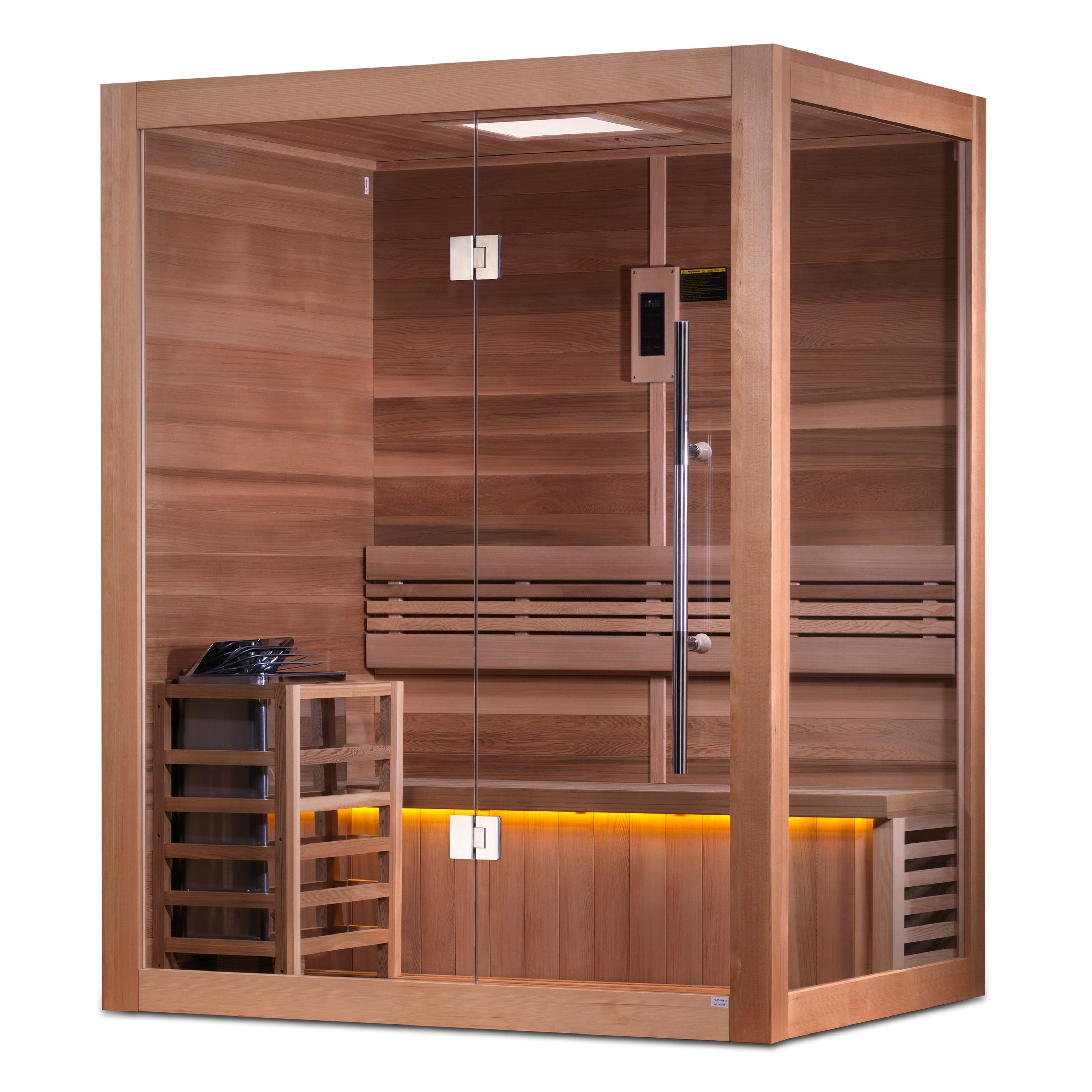 Golden Designs Hanko 2-3 Person Traditional Hemlock & Cedar Steam Sauna Golden Designs Inc (NA)