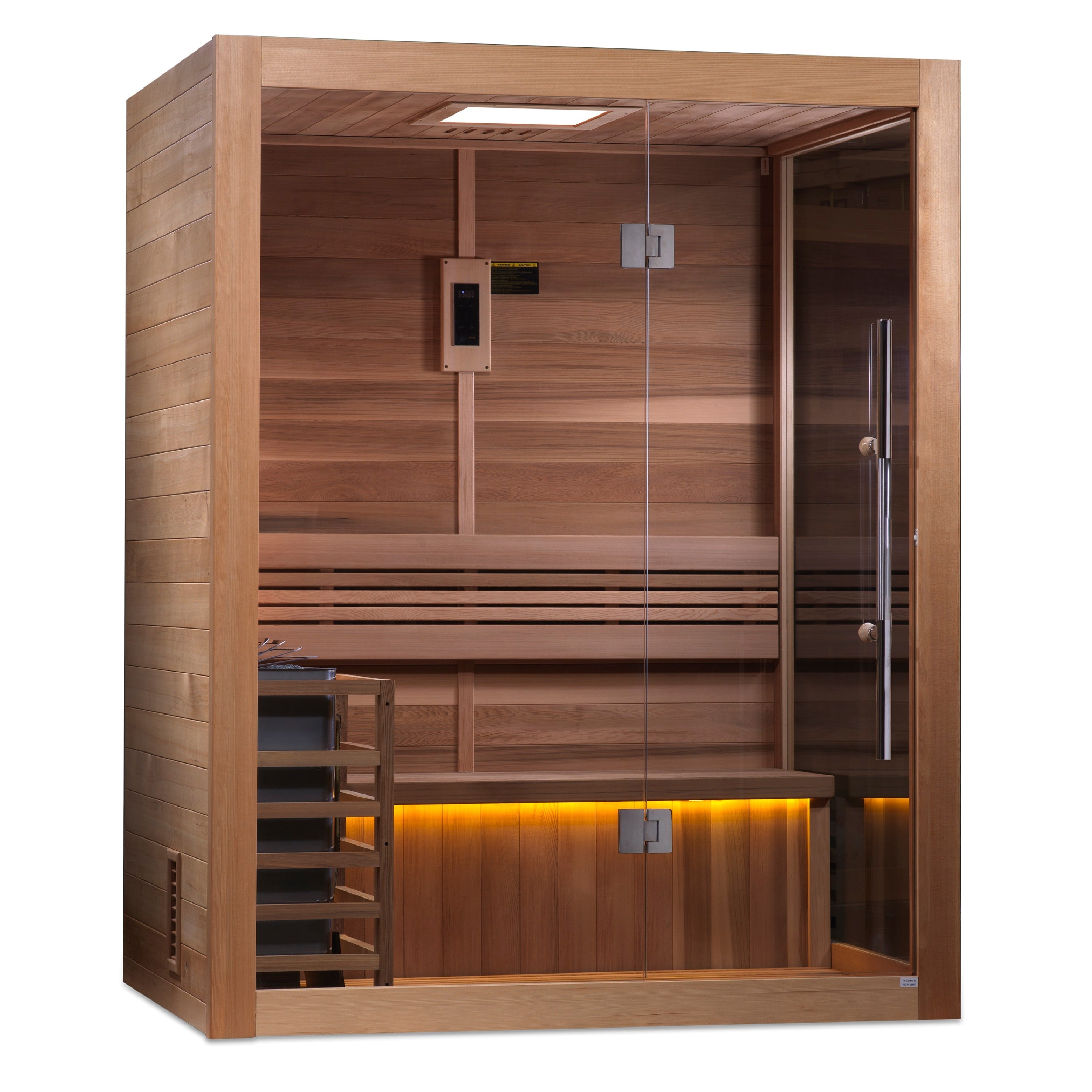 Golden Designs Hanko 2-3 Person Traditional Hemlock & Cedar Steam Sauna Golden Designs Inc (NA)