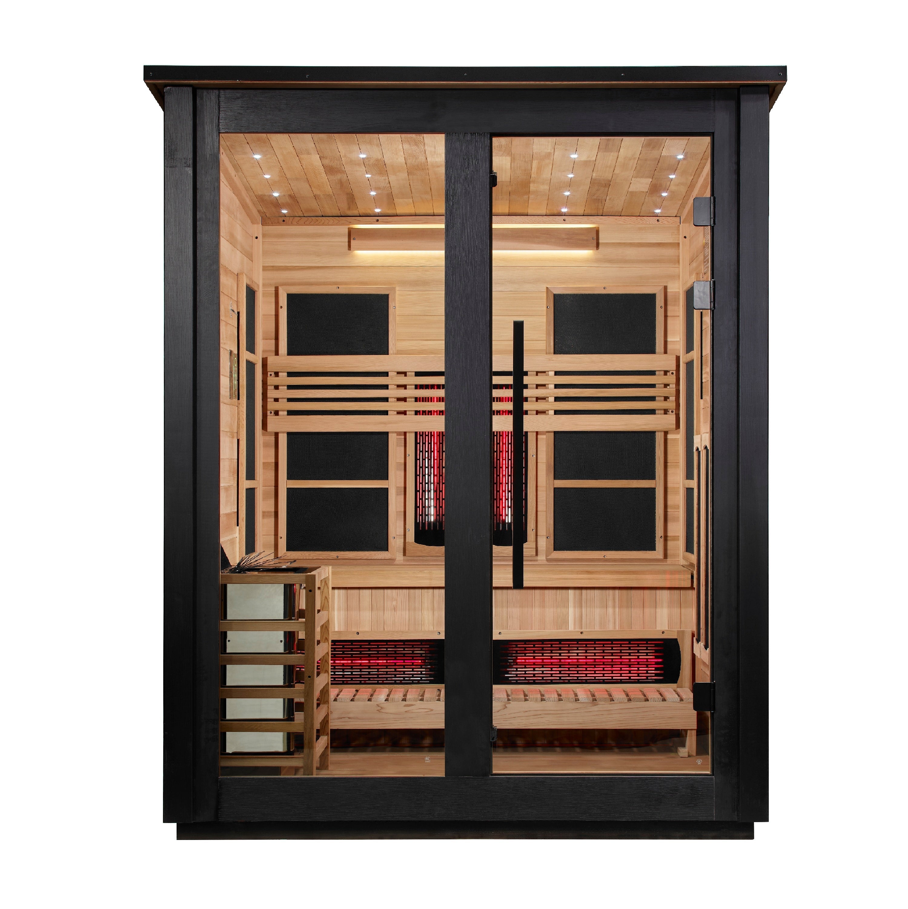 Golden Designs Loviisa 3 Person Hybrid Outdoor Sauna GDI-8523-03 Golden Designs Inc (NA)
