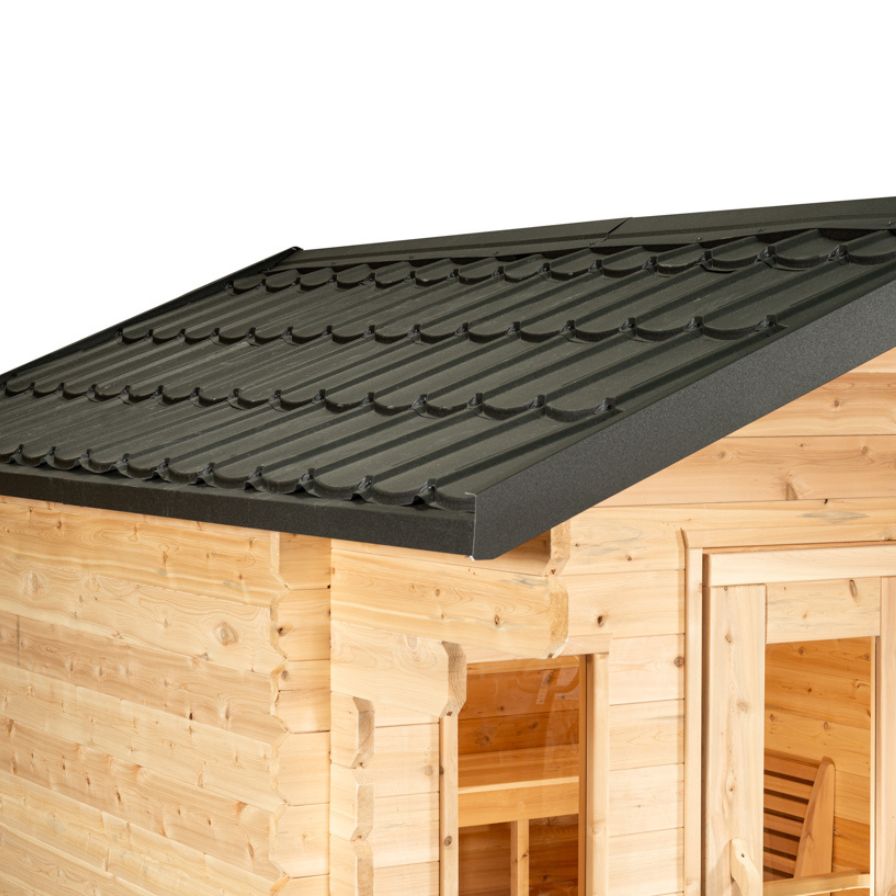 Canadian Timber Georgian Cabin Sauna With Wooden Porch Dundalk