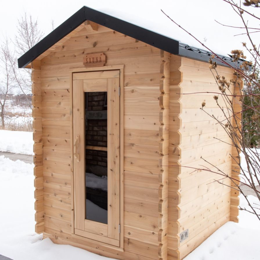 Dundalk Canadian Timber Granby Cabin Sauna 2-3 Person Outdoor Dundalk Leisurecraft