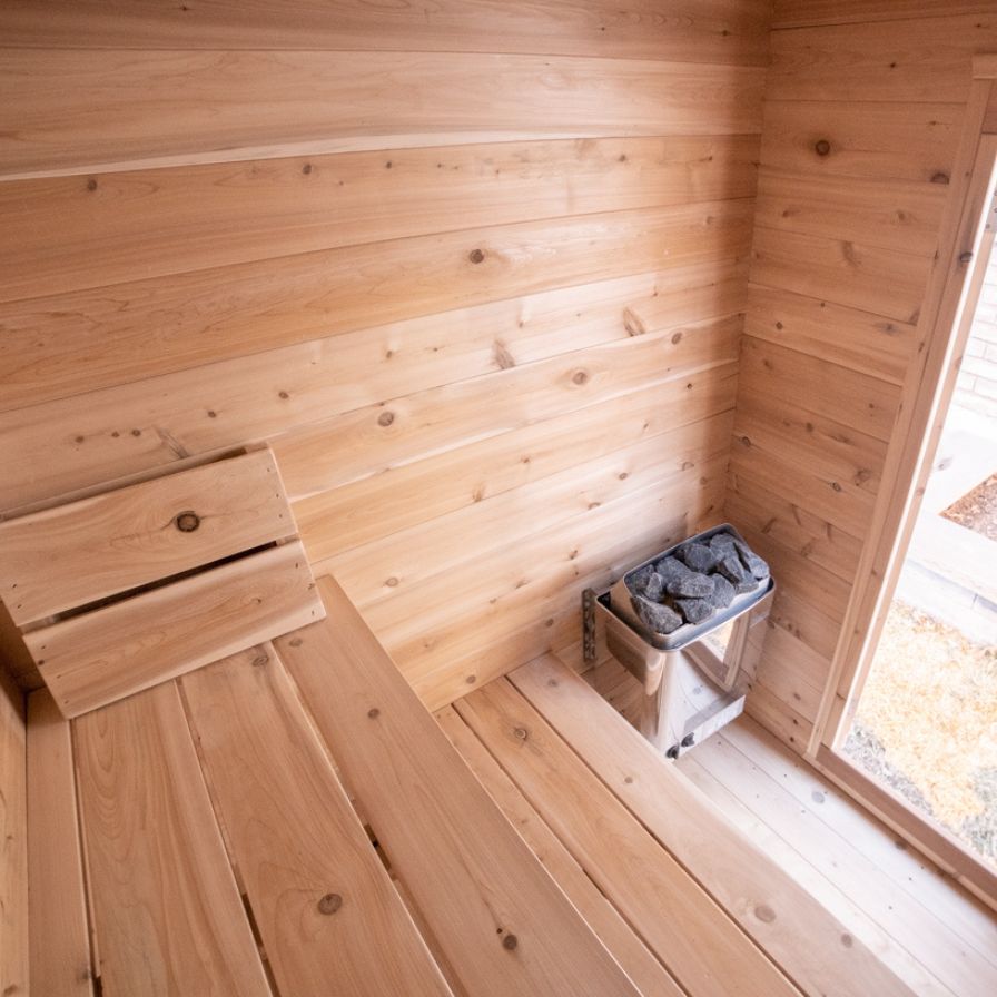 Dundalk Canadian Timber Granby Cabin Sauna 2-3 Person Outdoor Dundalk Leisurecraft