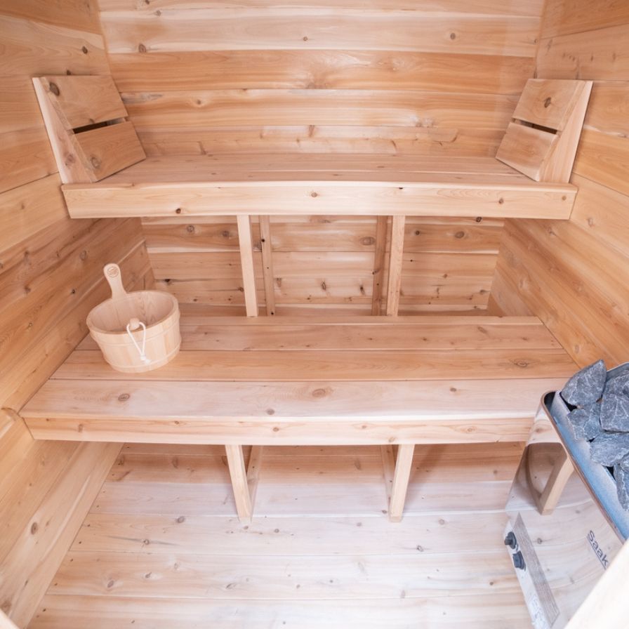 Dundalk Canadian Timber Granby Cabin Sauna 2-3 Person Outdoor Dundalk Leisurecraft