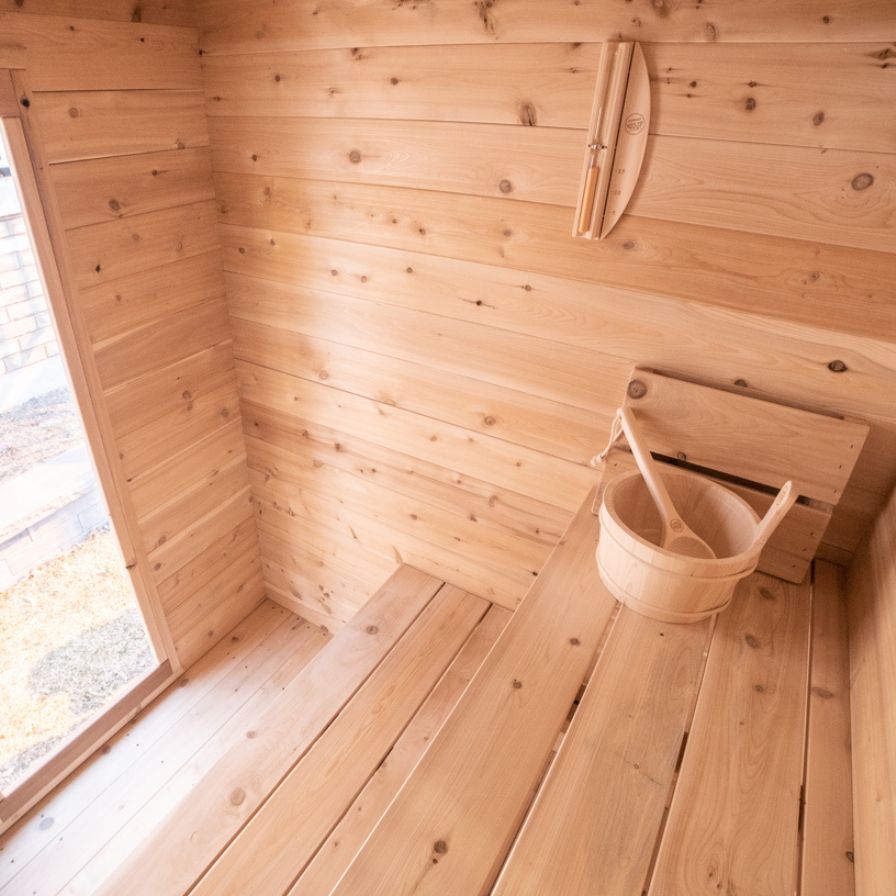 Dundalk Canadian Timber Granby Cabin Sauna 2-3 Person Outdoor Dundalk Leisurecraft
