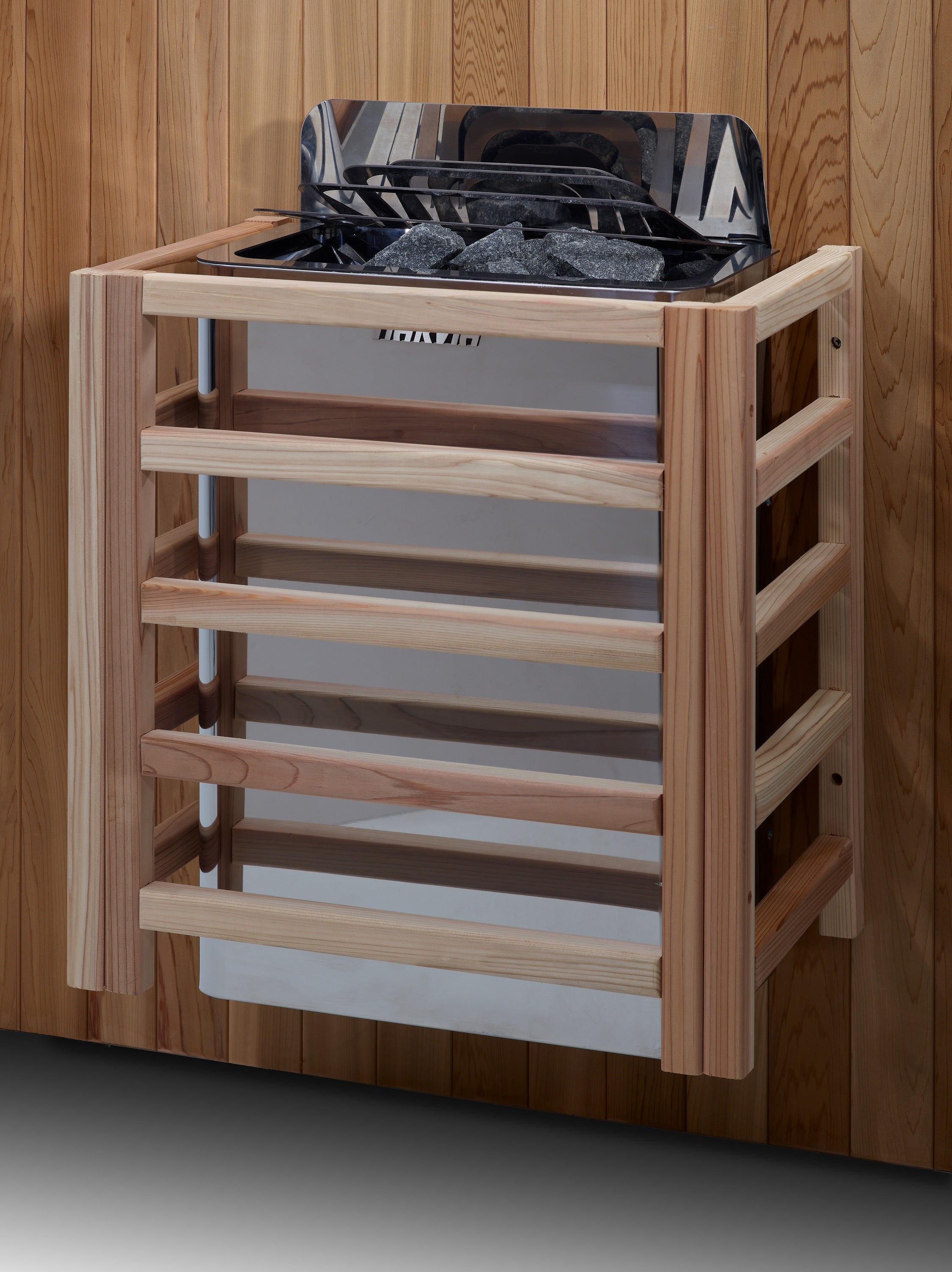 Premium 6-Person Red Cedar Traditional Sauna with Chromotherapy & Bluetooth Golden Designs Inc (NA)