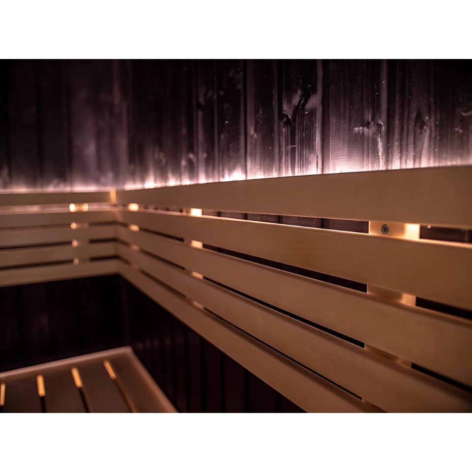 Harvia Fenix Indoor Sauna Cabin with Harvia Virta Heater Harvia