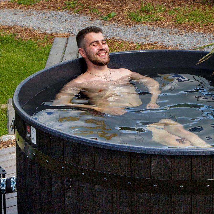 Almost Heaven Legend Dual-Temperature Wood-Fired Hot Tub and Plunge Almost Heaven - Harvia