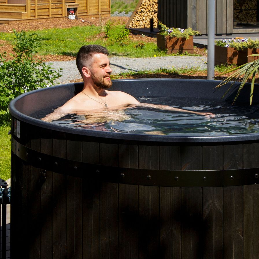 Almost Heaven Legend Dual-Temperature Wood-Fired Hot Tub and Plunge Almost Heaven - Harvia