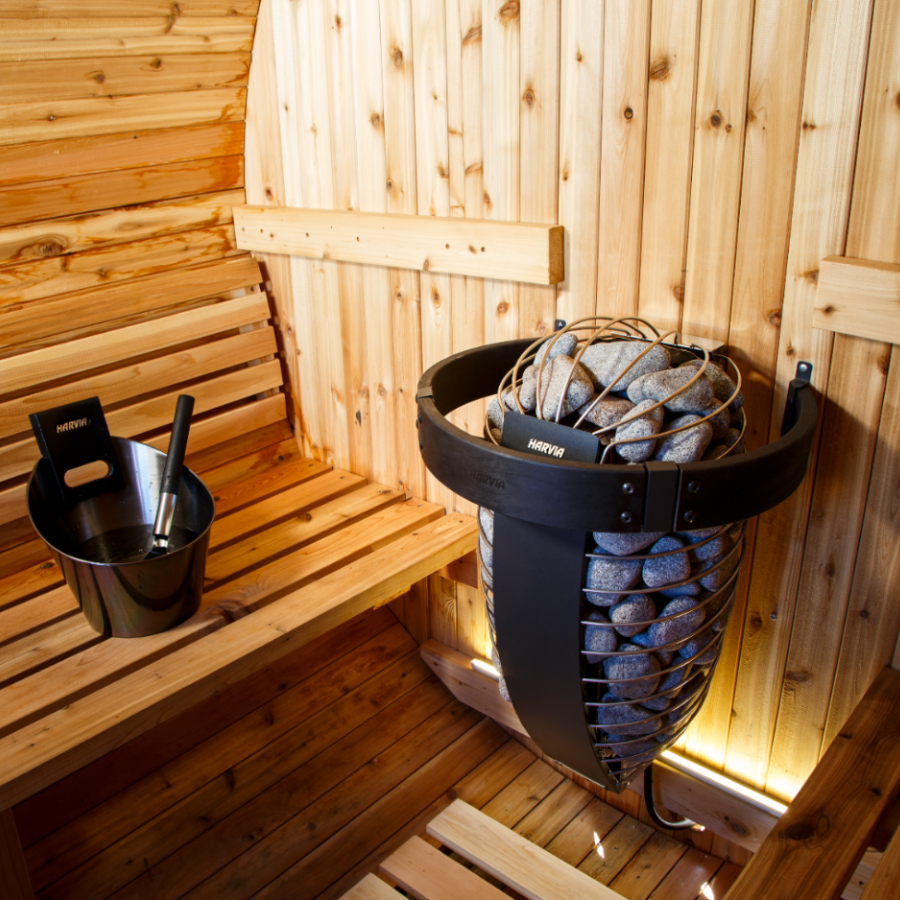 Harvia Spirit Sauna Heater With Rocks and WiFi Control Harvia