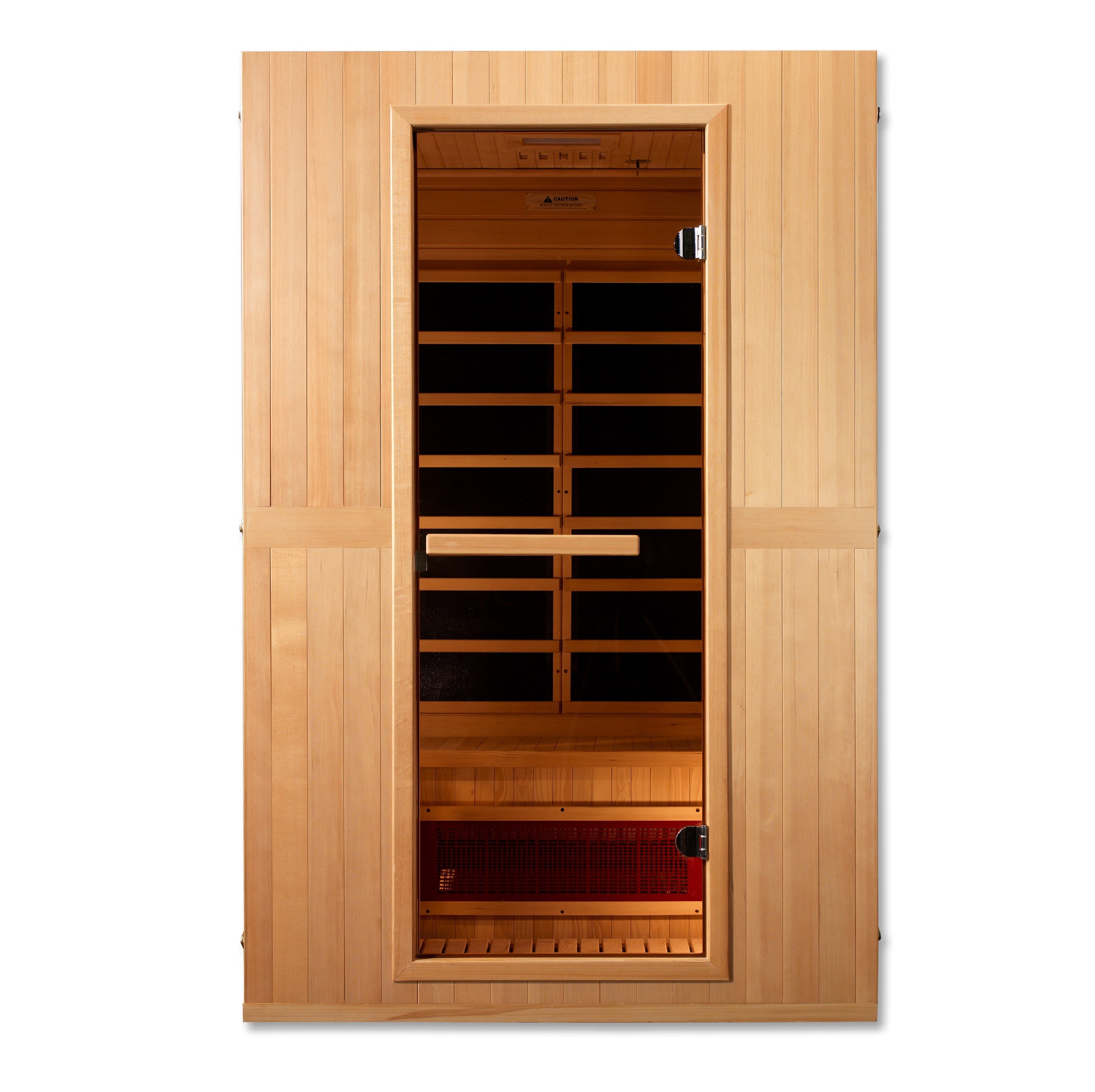 Maxxus "Serenity" Dual Tech 2 Person Low EMF FAR Infrared Hemlock Sauna Golden Designs Inc (NA)