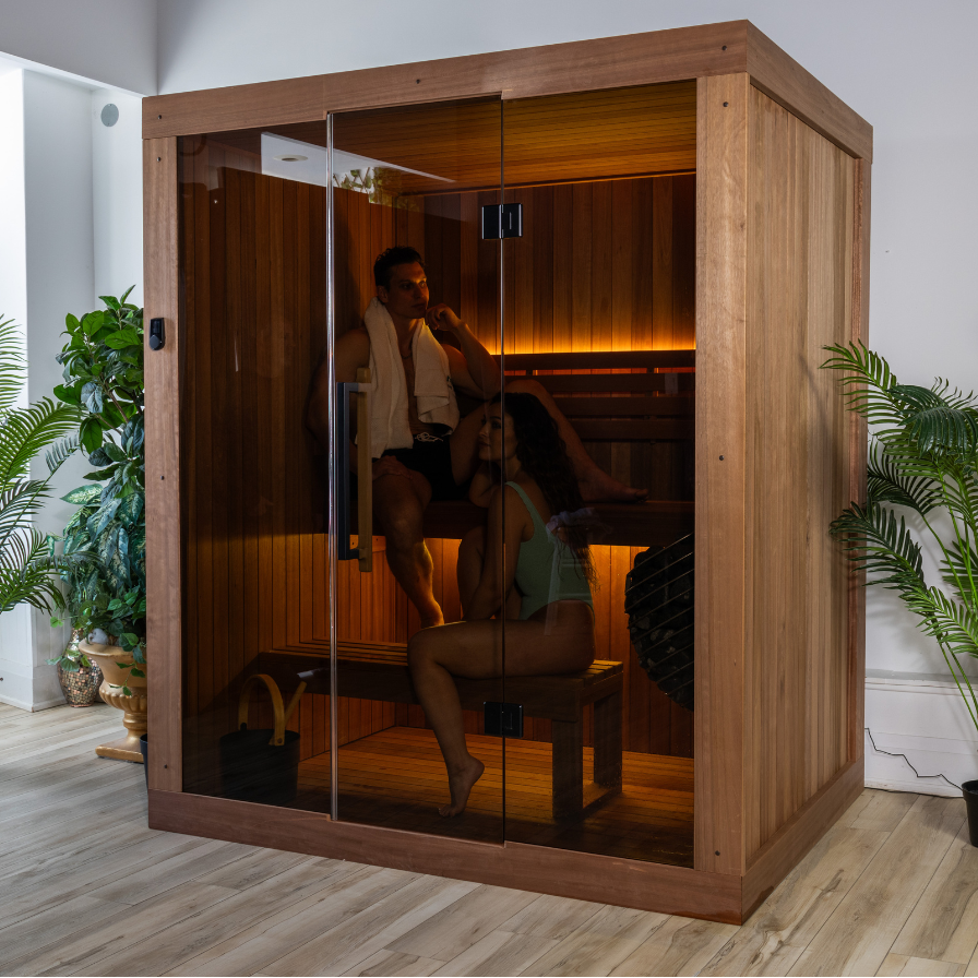 Dundalk Leisurecraft CT Element Loft Indoor Sauna 54x74 Inch Dundalk