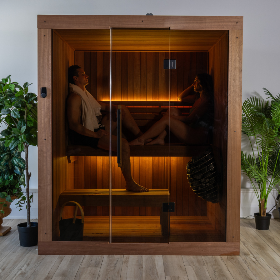 Dundalk Leisurecraft CT Element Loft Indoor Sauna 54x74 Inch Dundalk