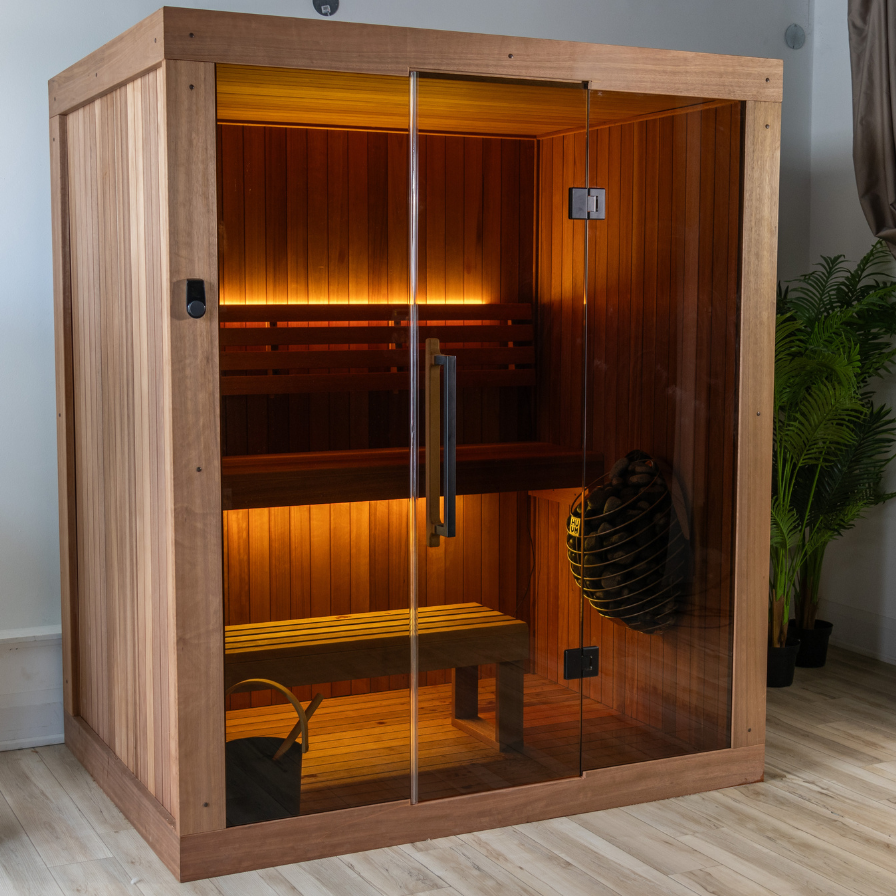 Dundalk Leisurecraft CT Element Loft Indoor Sauna 54x74 Inch Dundalk