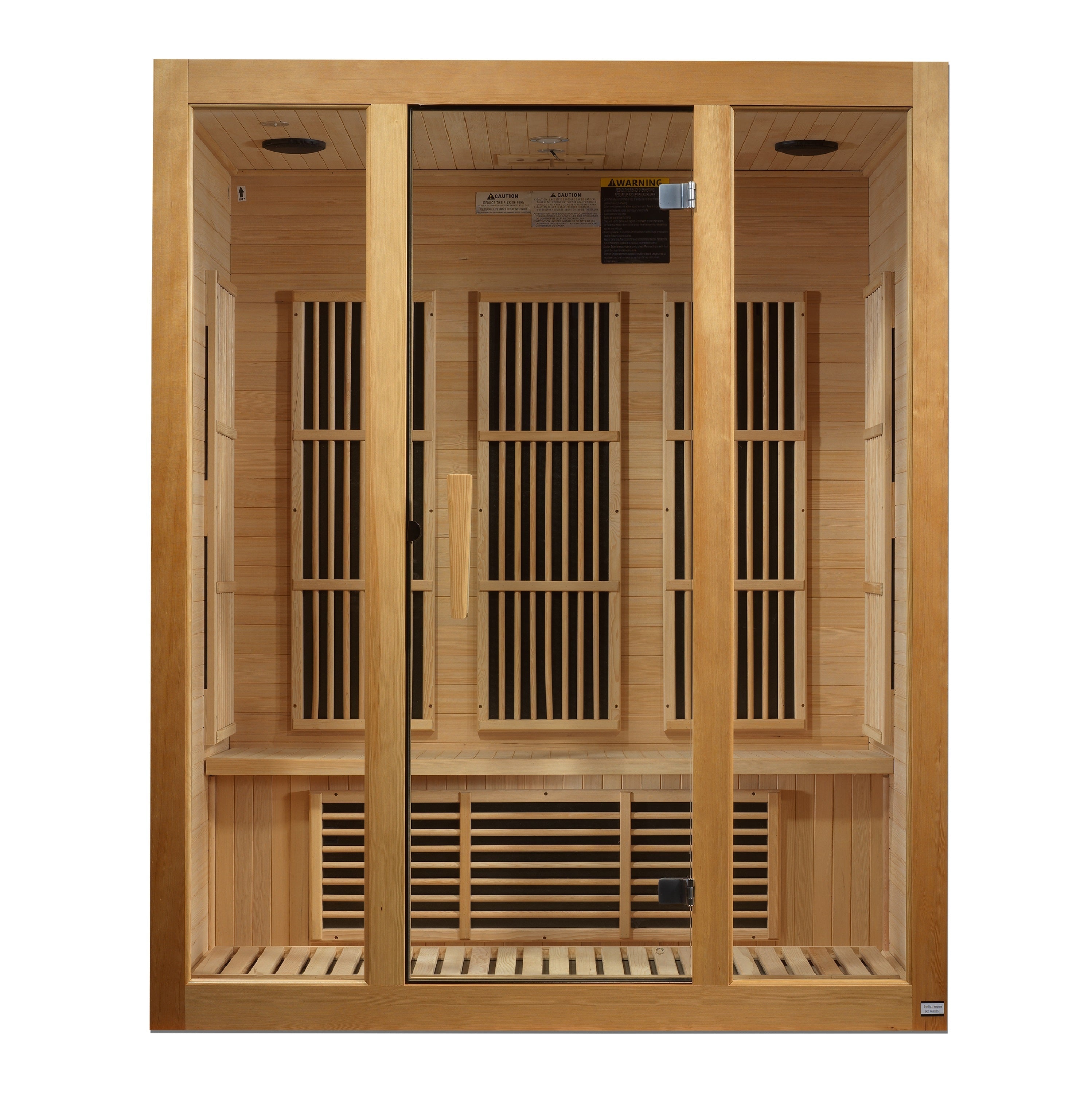 Maxxus Bellevue 3-Person Low EMF FAR Infrared Sauna with Chromotherapy & Bluetooth Maxxus