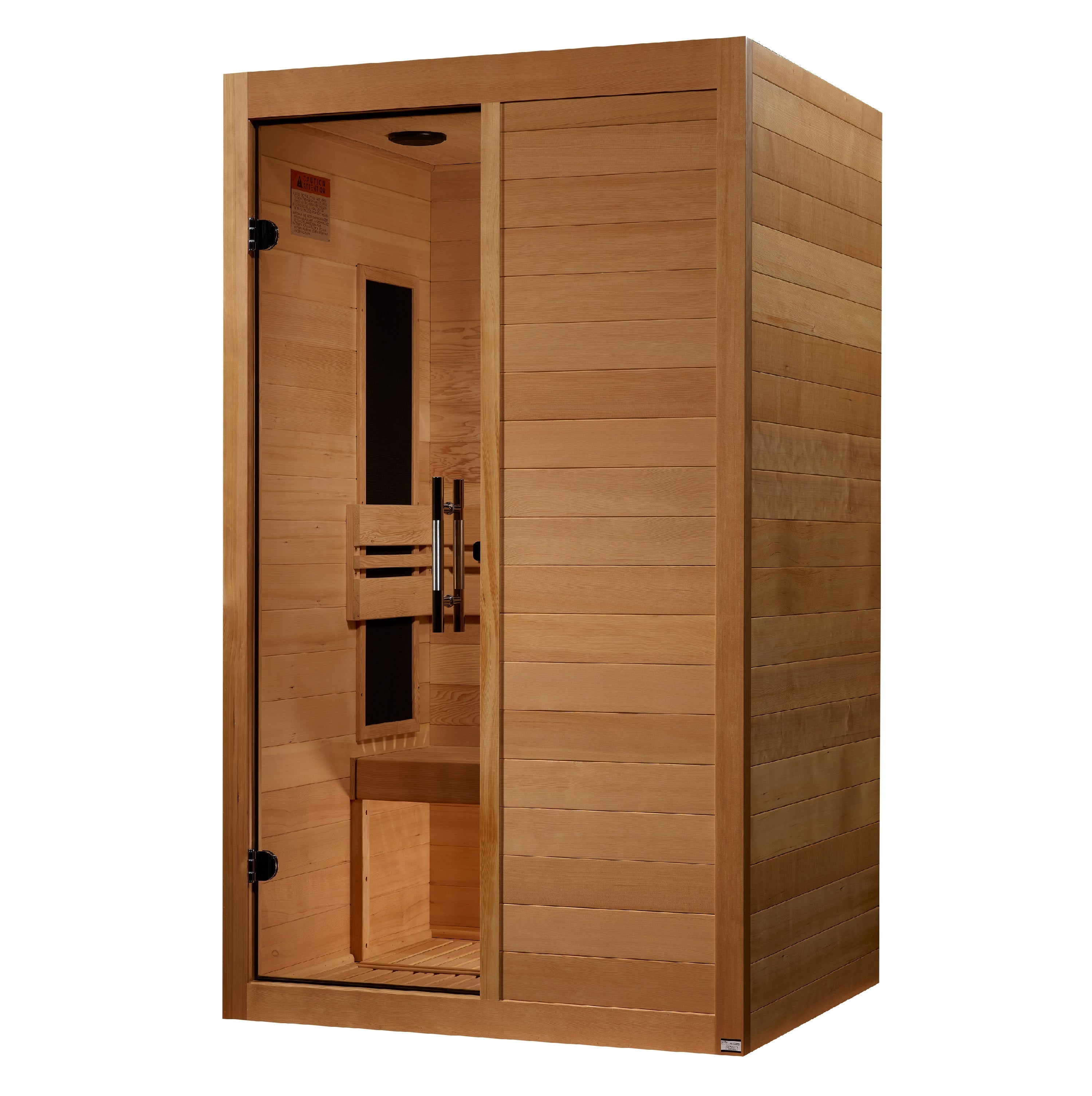 Maxxus S-Line 2-Person Low EMF FAR Infrared Sauna with Chromotherapy, Bluetooth Golden Designs Inc (NA)