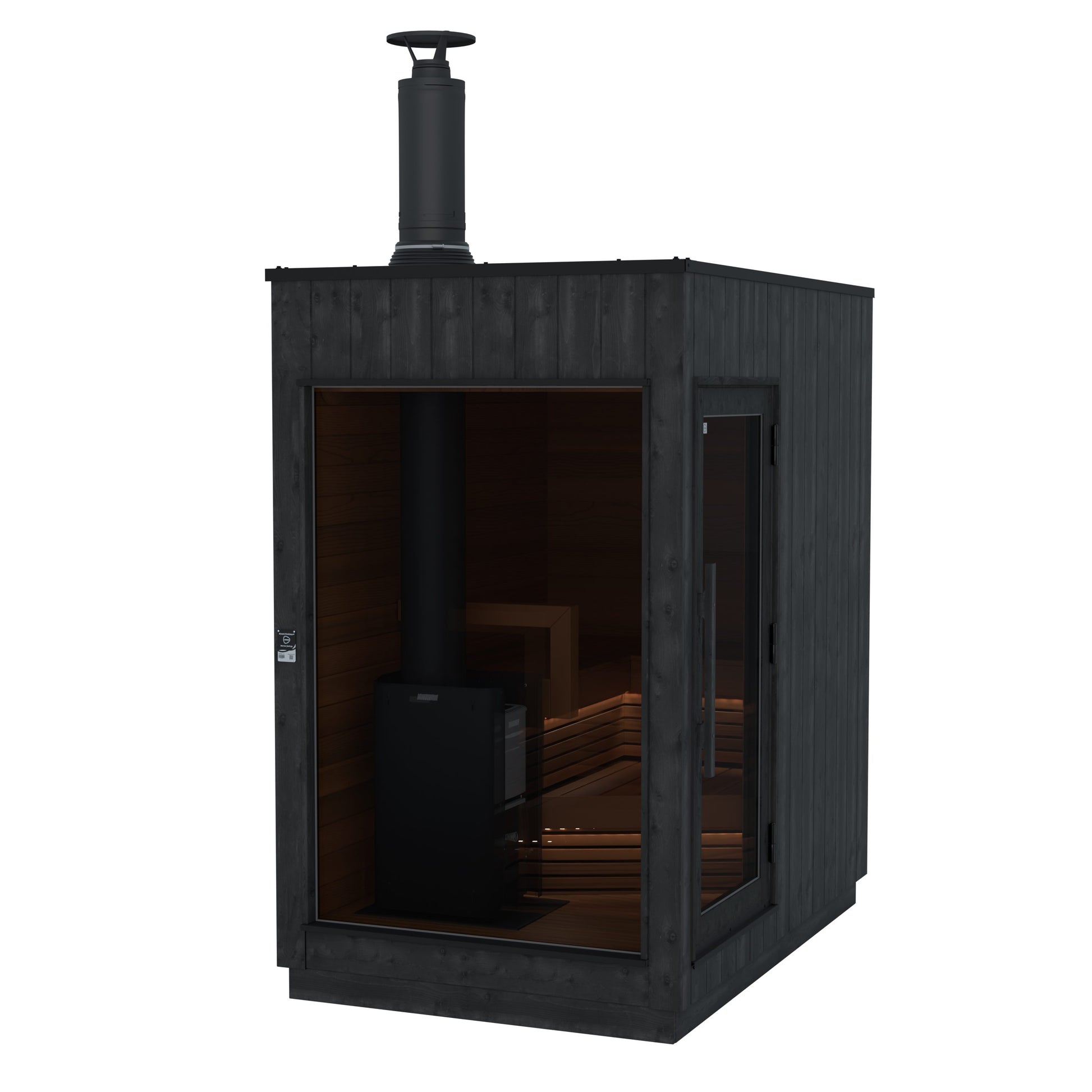 Thermasol Nordic Misty - Dark Nordic Spruce, 2-6 Person, Outdoor Sauna Thermasol
