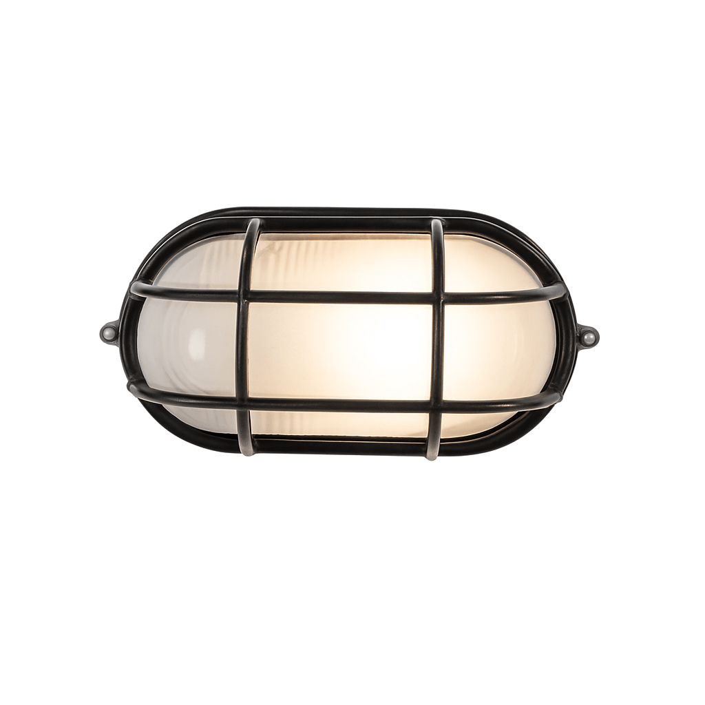 Nautical Style Sauna Light Black Maritime Fixture for Saunas The Sauna Place
