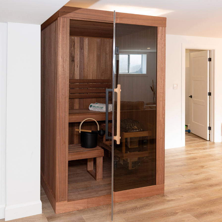 Dundalk Leisurecraft Element Nook Indoor Sauna 54x54 Inches Dundalk