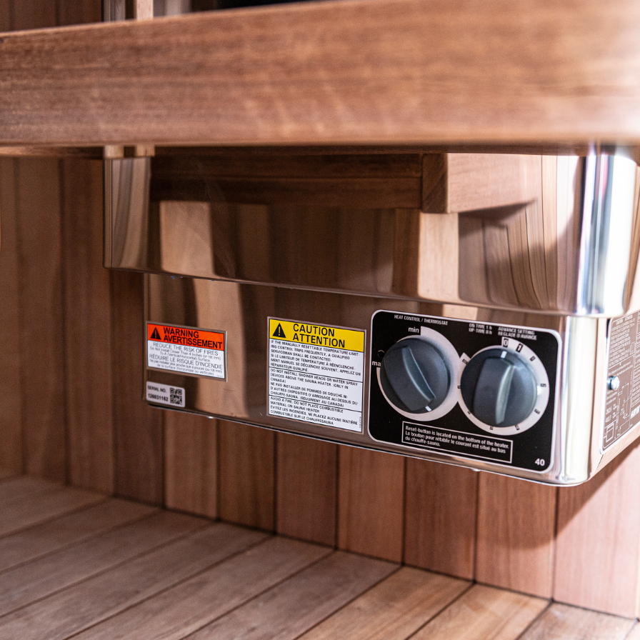 Dundalk Leisurecraft Element Nook Indoor Sauna 54x54 Inches Dundalk