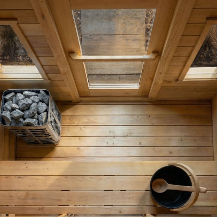 Dundalk Canadian Timber Palmer Cabin Sauna 6x8 Eastern White Cedar Dundalk