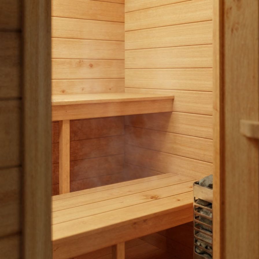 Dundalk Canadian Timber Palmer Cabin Sauna 6x8 Eastern White Cedar Dundalk
